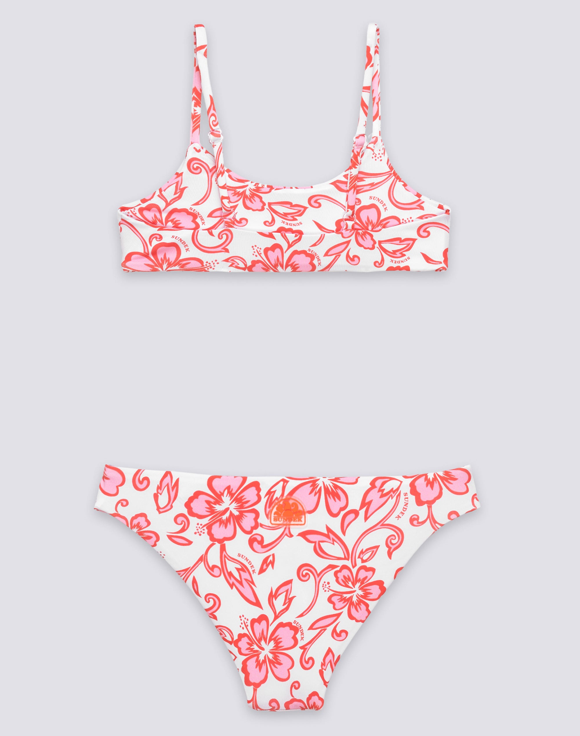 sundek-g805knl3623-mini-bikini-bambina-con-stampa-sk23-floreale image 2