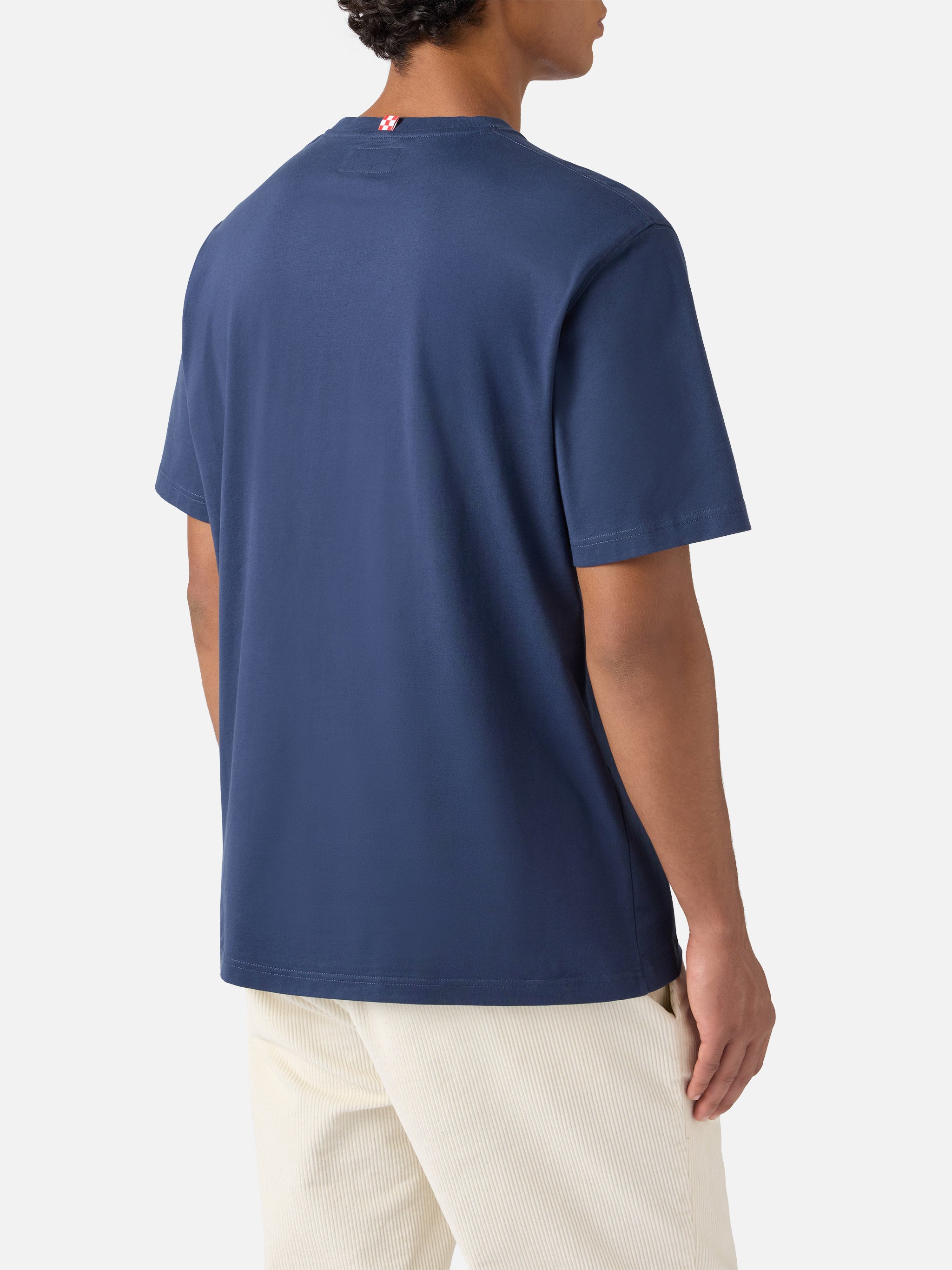 mc2-saint-barth-t-shirt-arnott-uomo-in-cotone-blu-navy-snoopy-peanuts-special-ed image 4