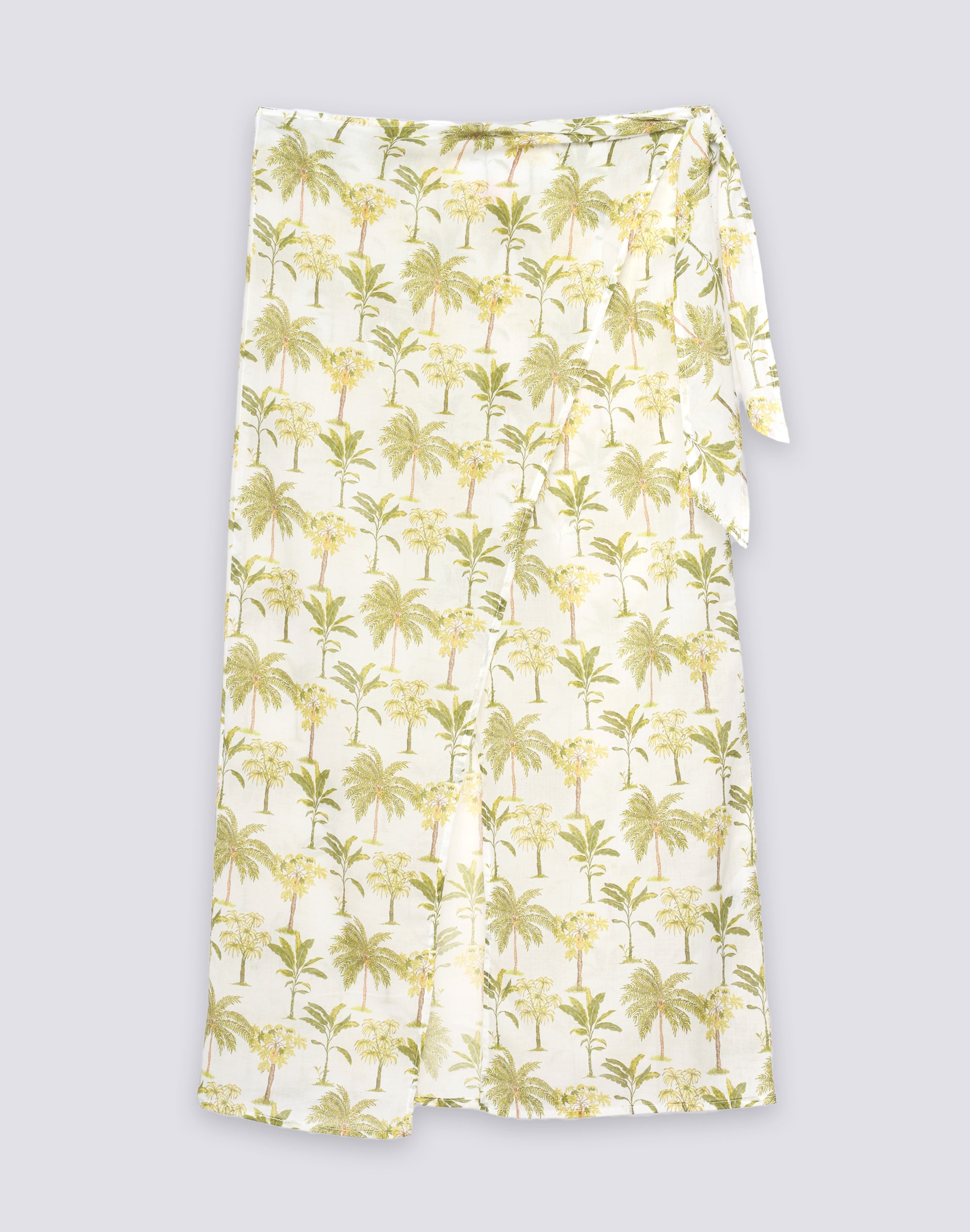 sundek-pareo-lungo-donna-stampa-botanic-con-fiocco image 2