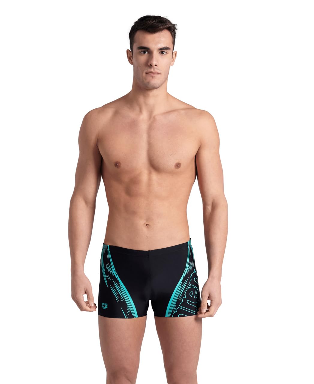 arena-swim-short-graphic-pantaloncino-mare-uomo image 1