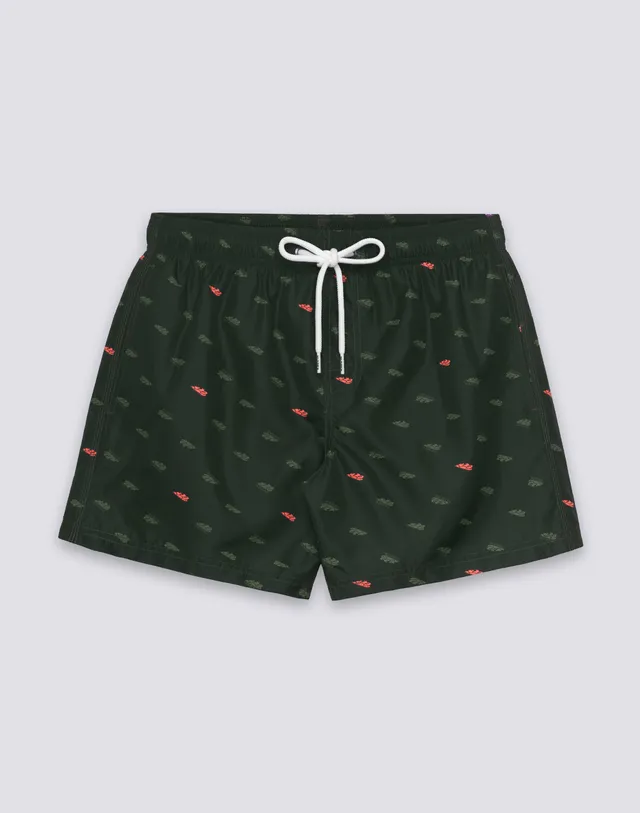 sundek-costume-da-bagno-uomo-corto-monogram-vita-elasticata-poliestere-riciclato image 1