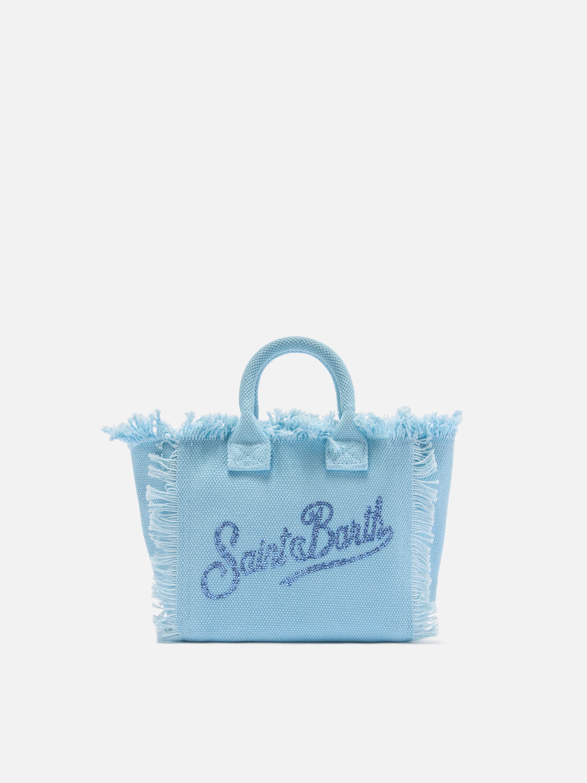 mc2-saint-barth-borsa-vanity-mini-in-canvas-azzurro-con-logo-strass image 1