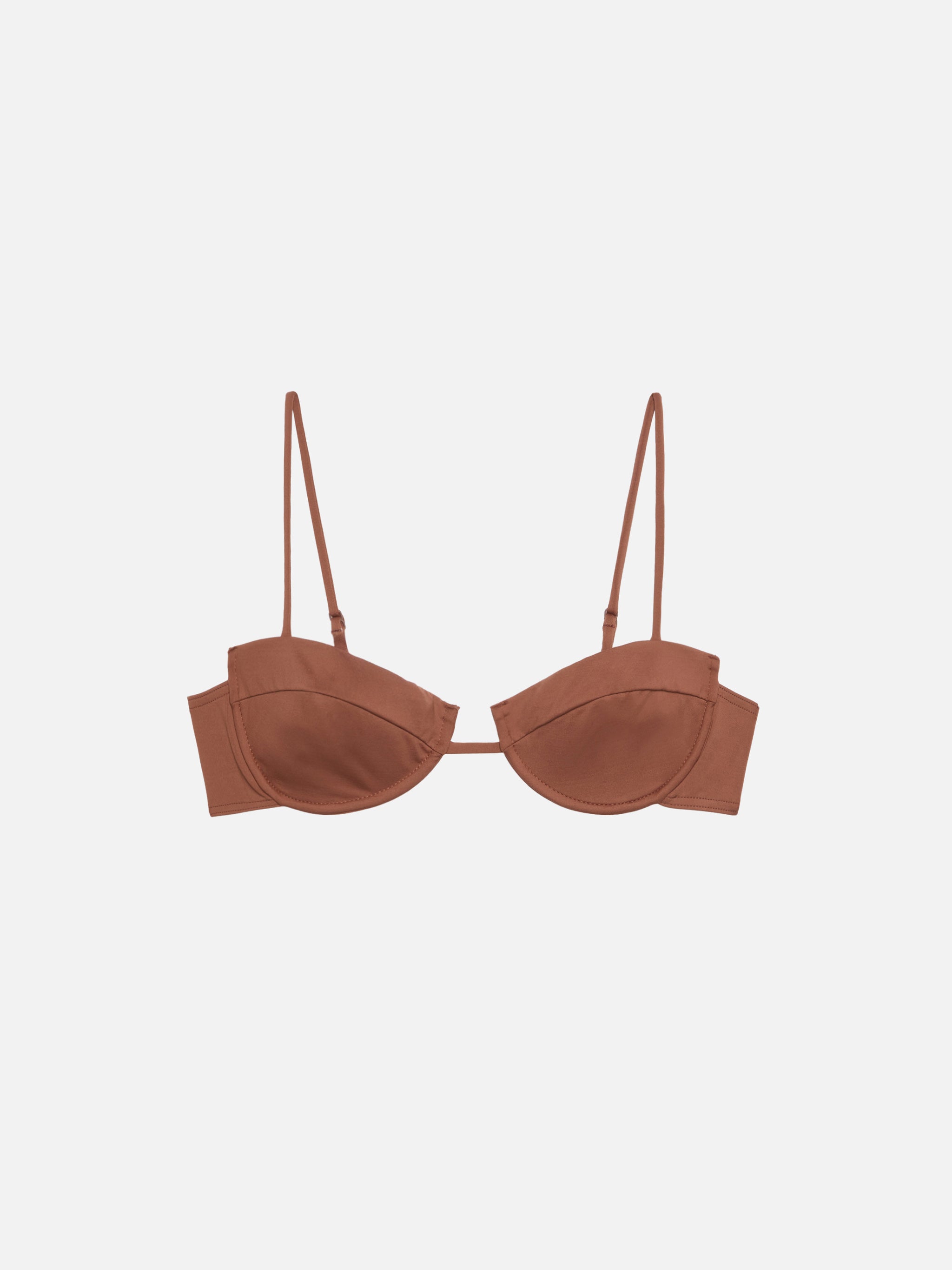 mc2-saint-barth-salina-top-bralette-donna-con-ferretto-marrone image 1