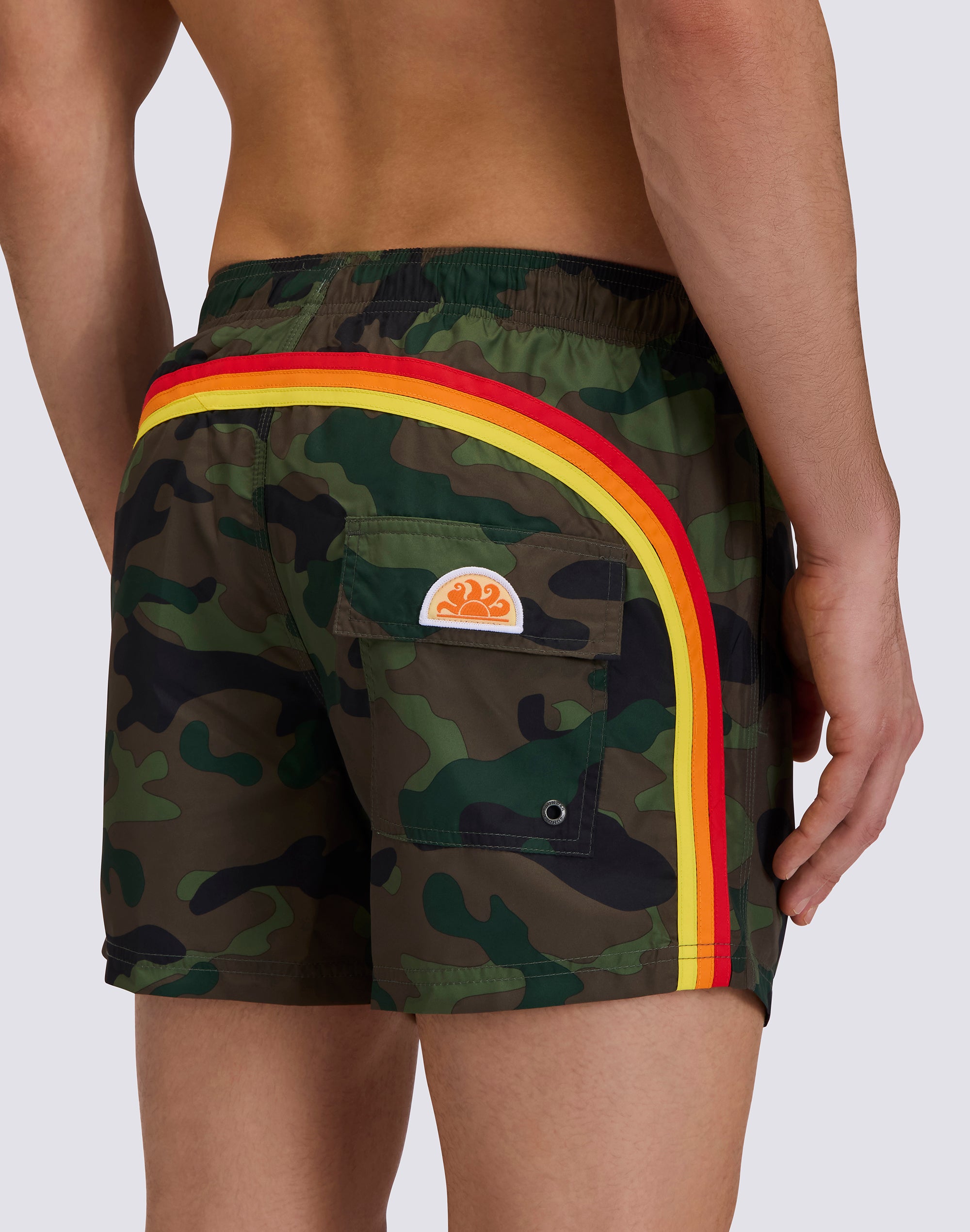 sundek-iconic-costume-mare-uomo-corto-camou-in-poliestere-riciclato-repreve image 3