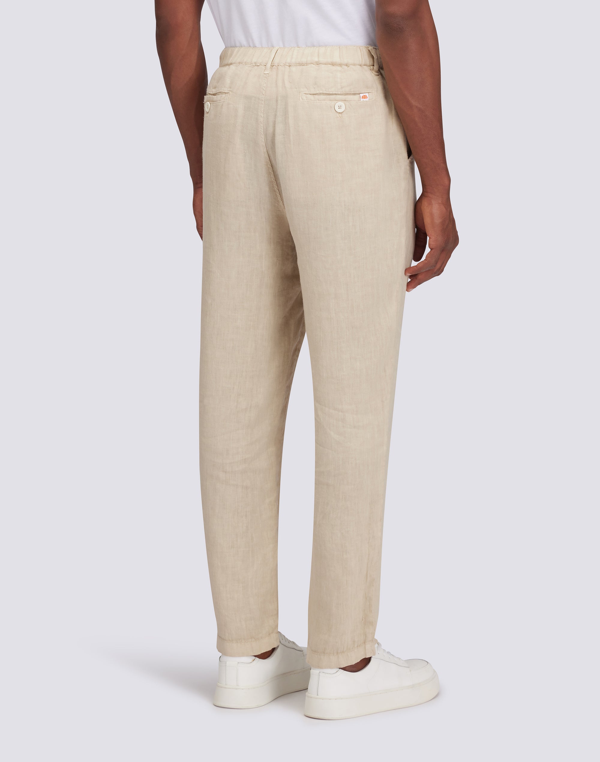 sundek-pantaloni-uomo-lunghi-in-lino-semi-elasticizzati-estivi image 2