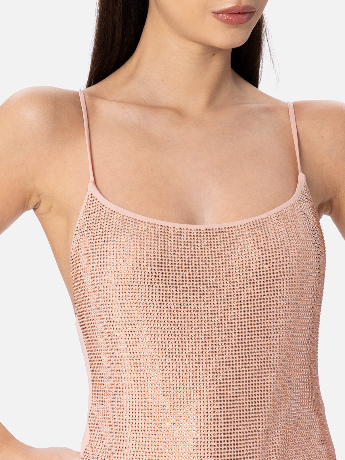mc2-saint-barth-cecille-costume-intero-rosa-gold-con-strass-e-lurex image 4