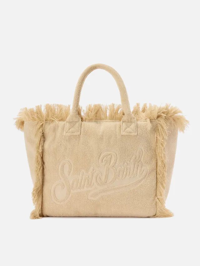 mc2-saint-barth-borsa-vanity-regular-spugna-beige-tinta-unita image 1