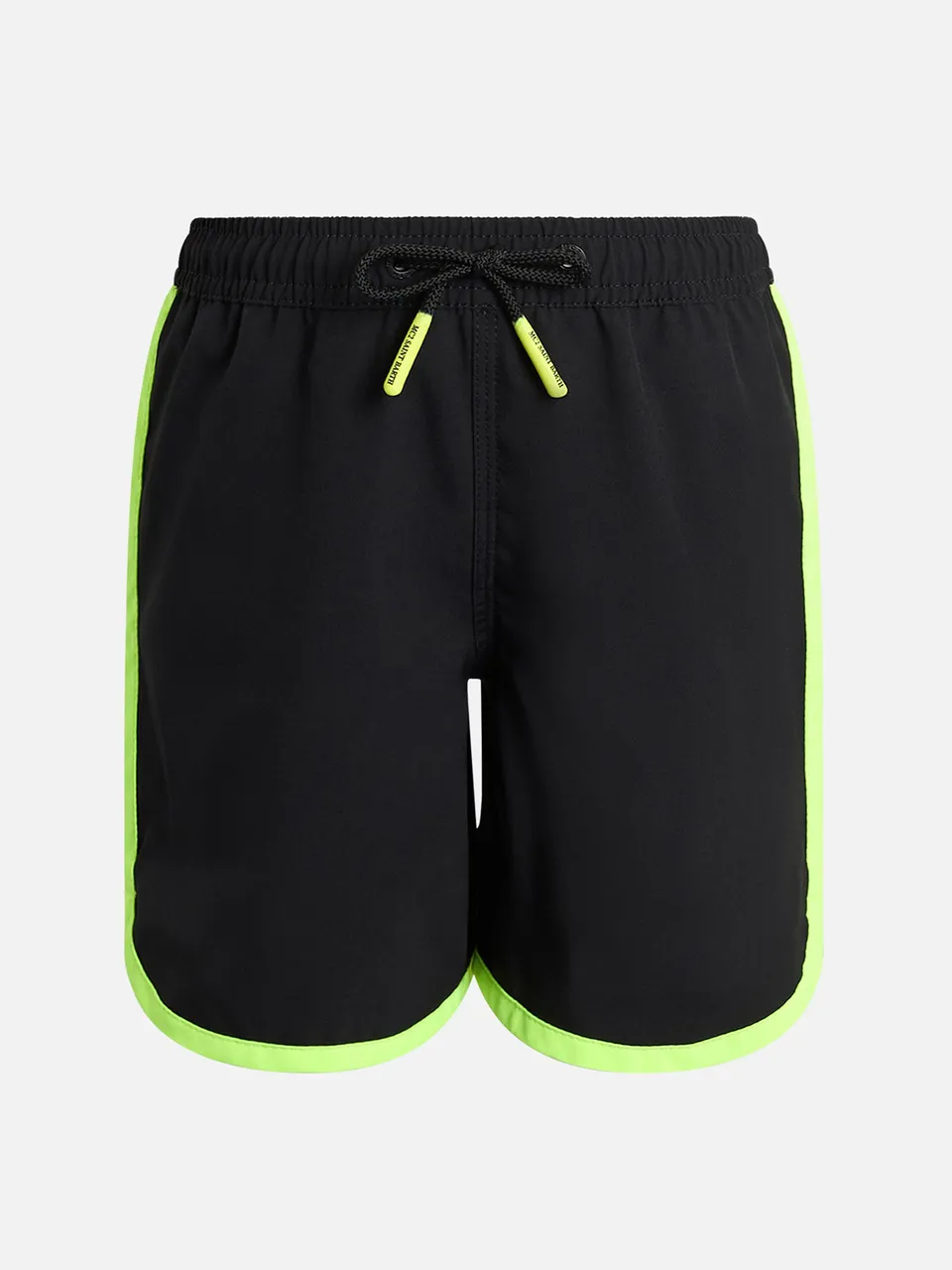 mc2-saint-barth-costume-mare-bambino-kyte-comfort-jr-lungo-nero-con-profilo-fluo image 1