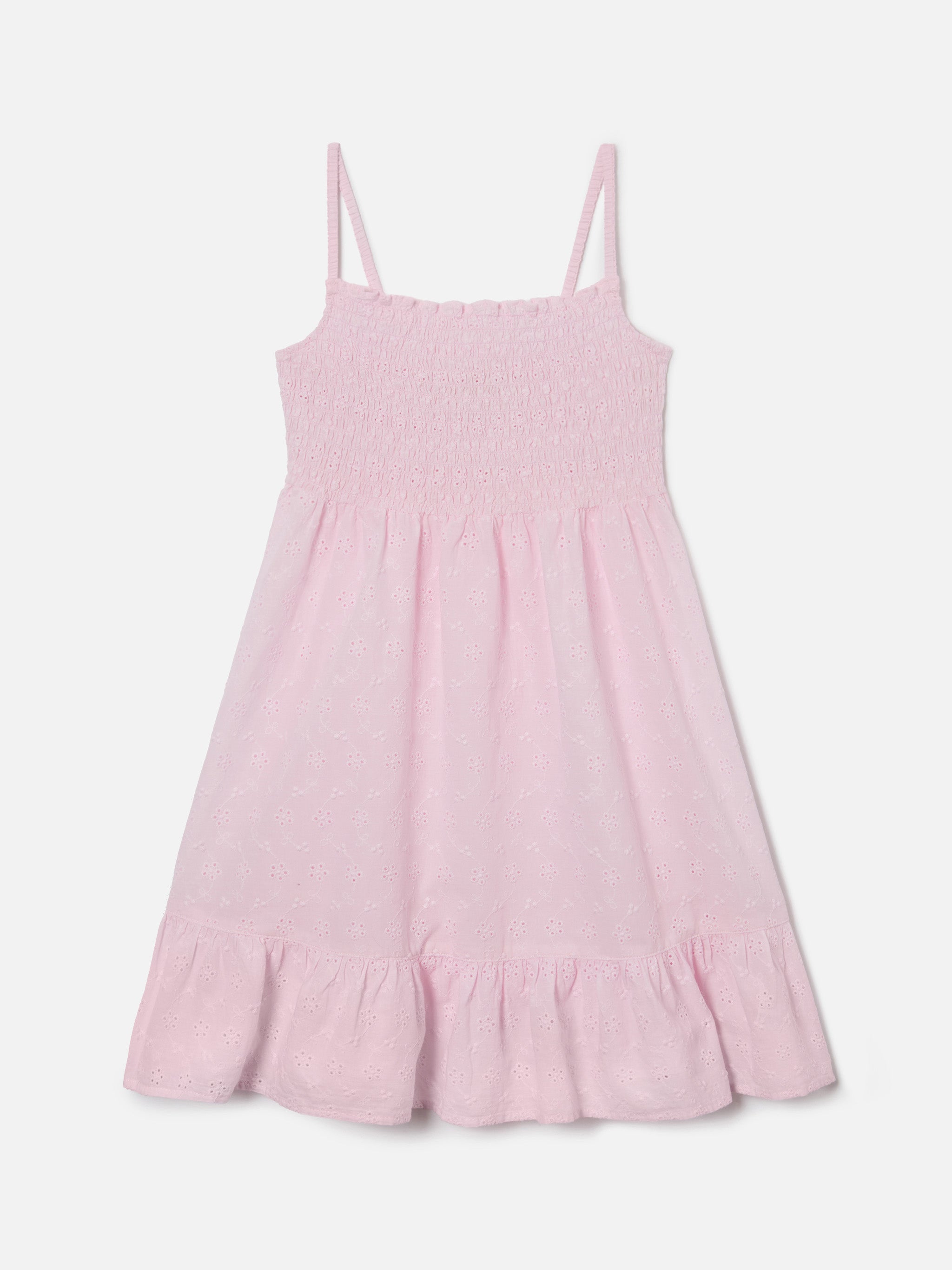 mc2-saint-barth-abito-prendisole-miki-da-bambina-in-cotone-sangallo-rosa image 1