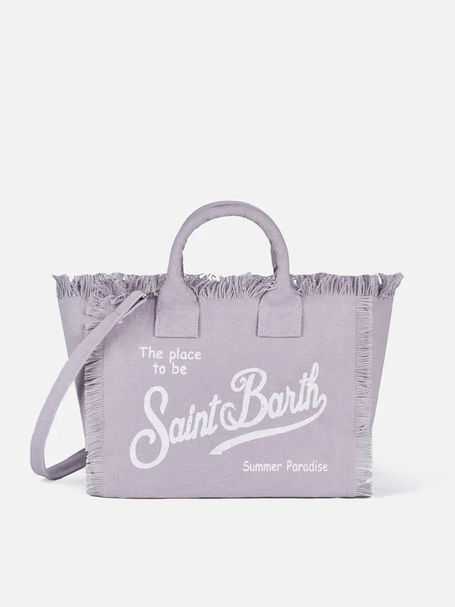 mc2-saint-barth-colette-borsa-mare-canvas-cotone-lilla image 1