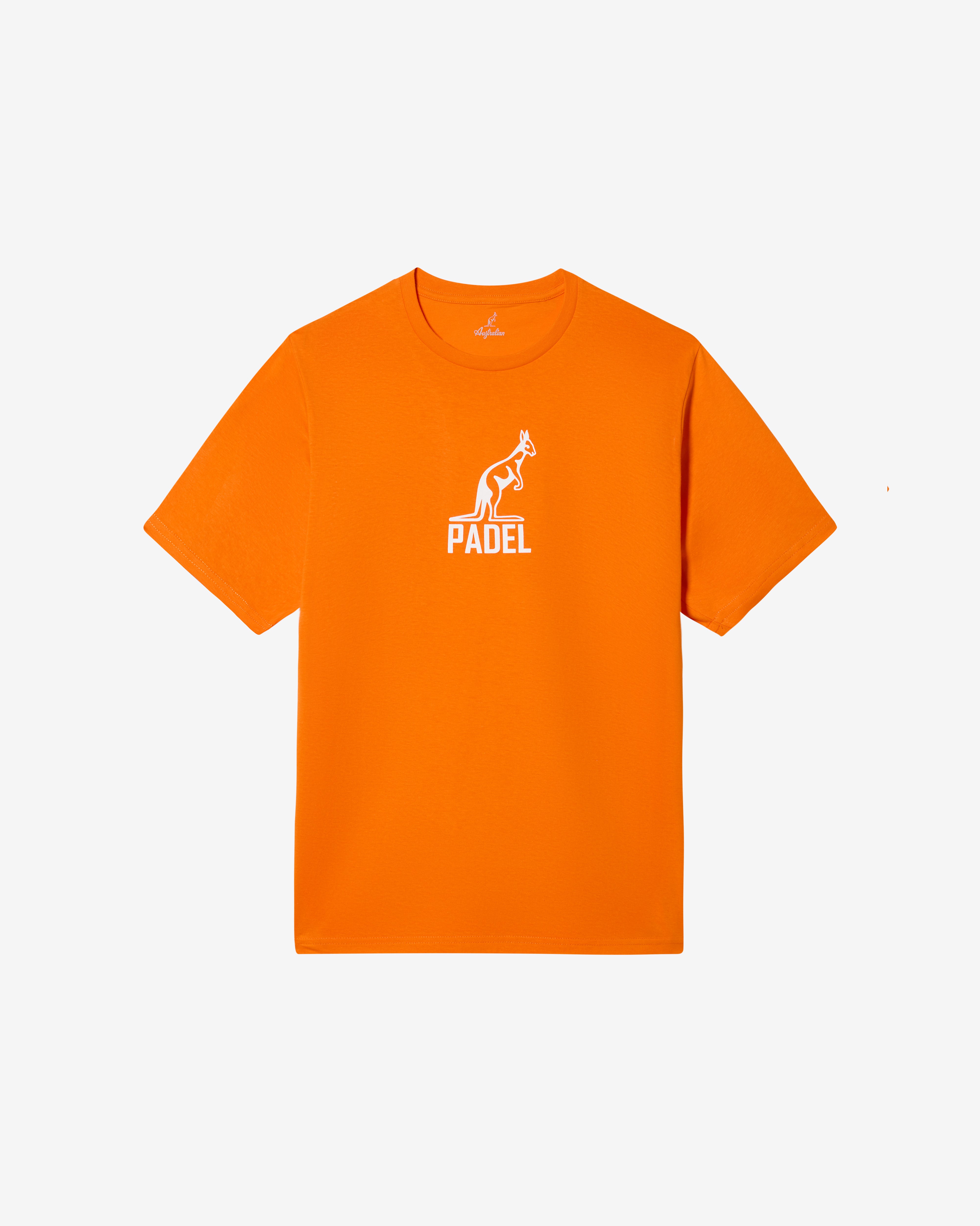 australian-cotton-logo-t-shirt-t-shirt-in-cotone-arancio-acceso image 1