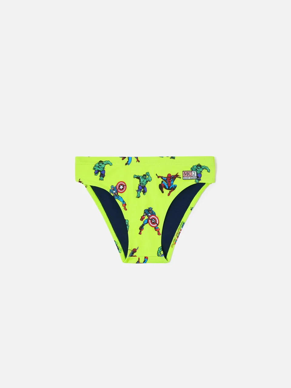 mc2-saint-barth-slip-mare-bambino-billy-giallo-marvel-all-over image 1