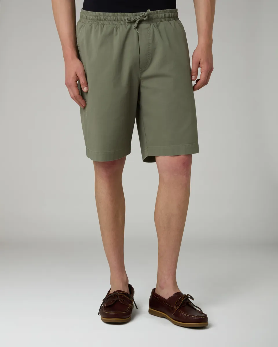 australian-doric-twill-short-bermuda-cotone-con-coulisse image 1