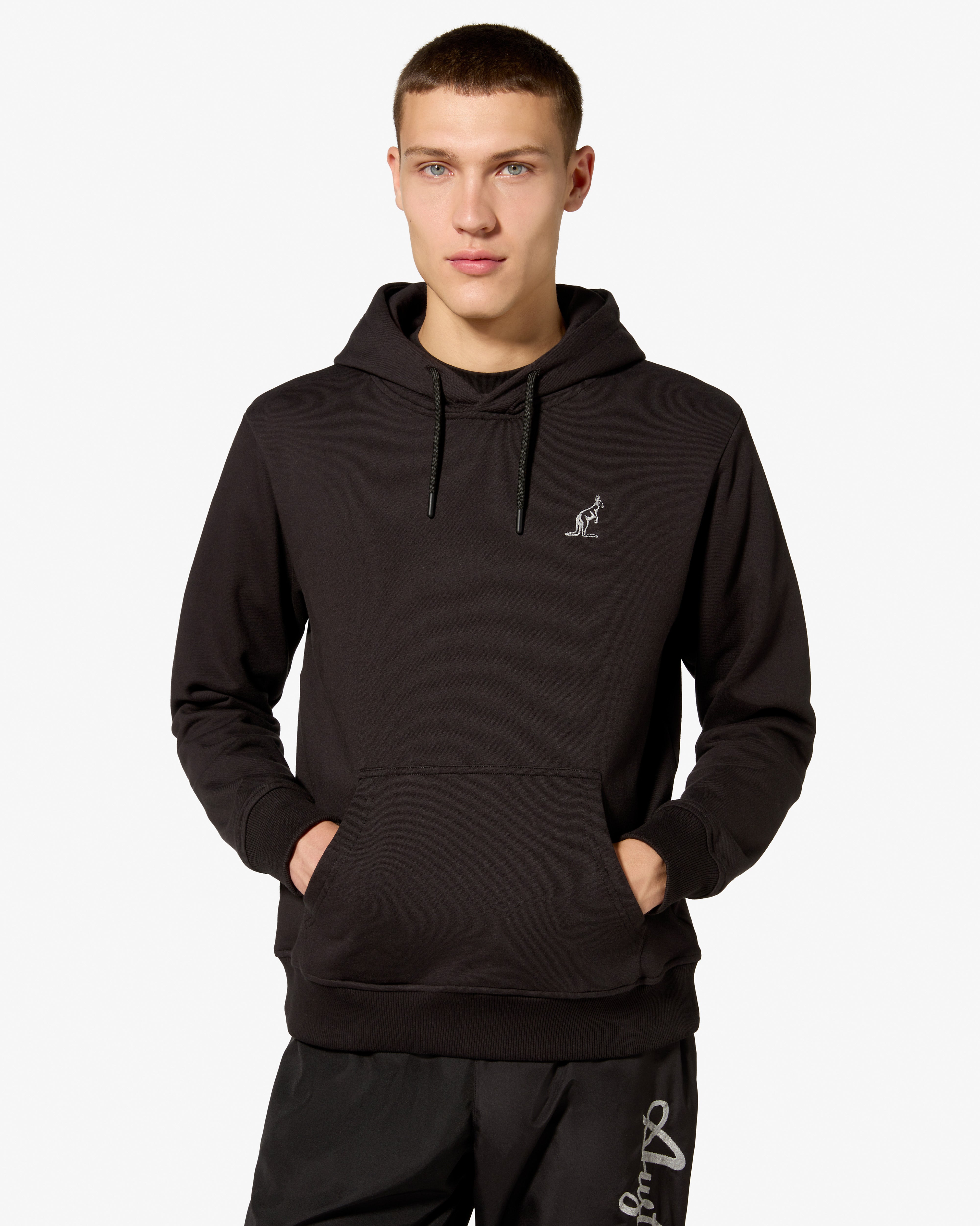 australian-reflective-logo-hoodie-felpa-con-cappuccio-nera image 3