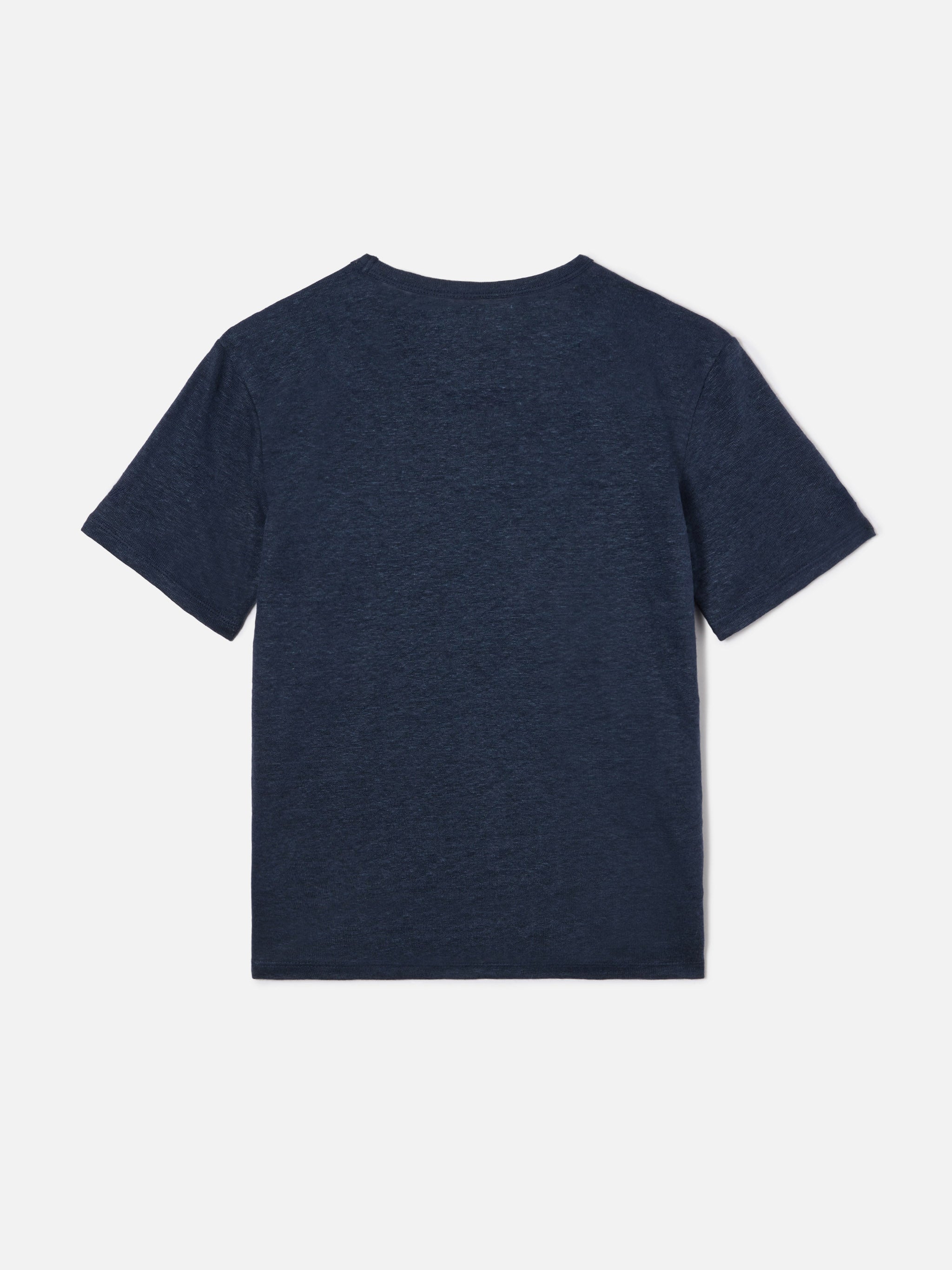 mc2-saint-barth-alex-t-shirt-bambino-puro-lino-blu-navy image 3