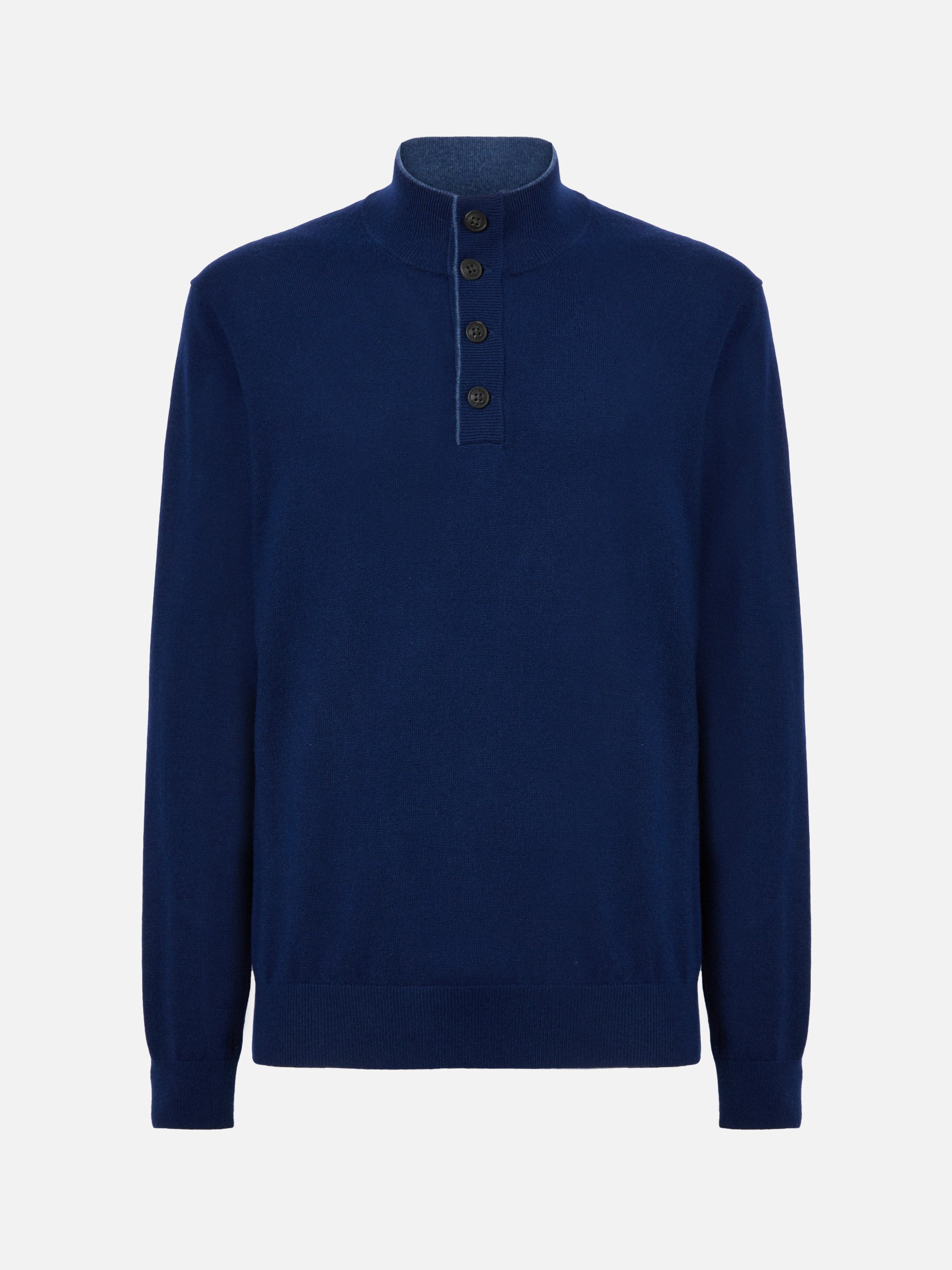 mc2-saint-barth-dor0003-maglione-mezzocollo-zip-in-lana-merino-e-cashmere-blu-na image 5