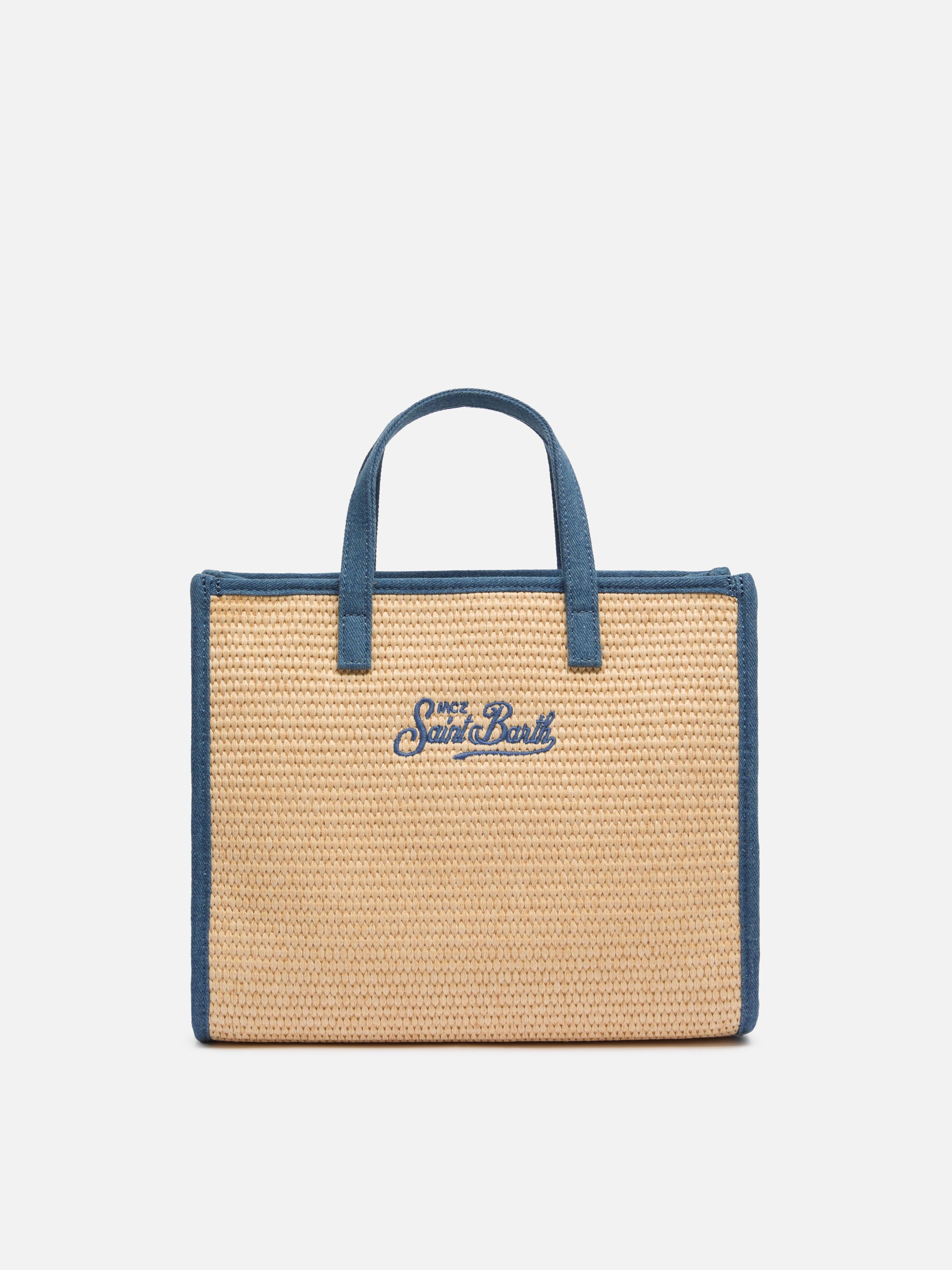 mc2-saint-barth-vivian-mid-straw-borsa-paglia-beige-patch-denim image 5