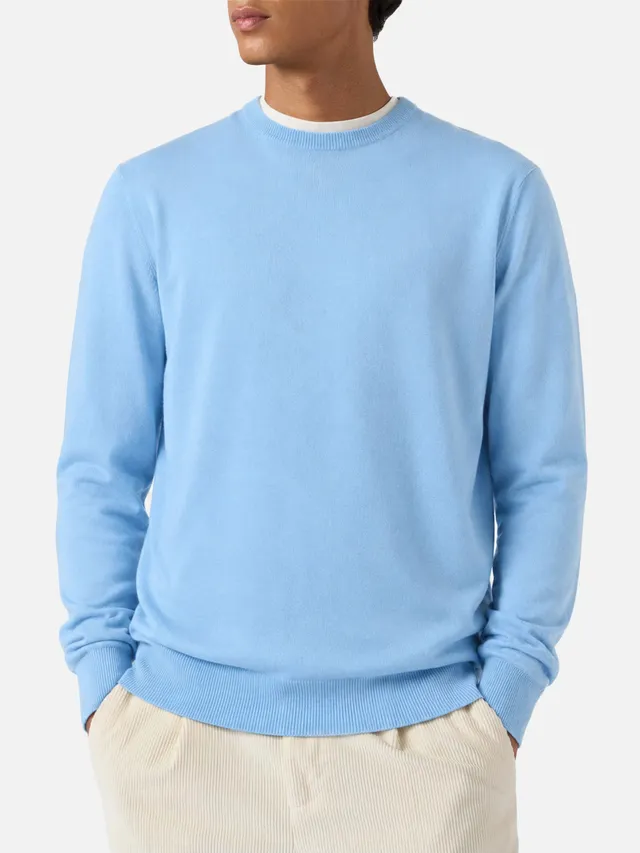 mc2-saint-barth-maglione-uomo-regent-in-100-lana-merino-azzurra image 1