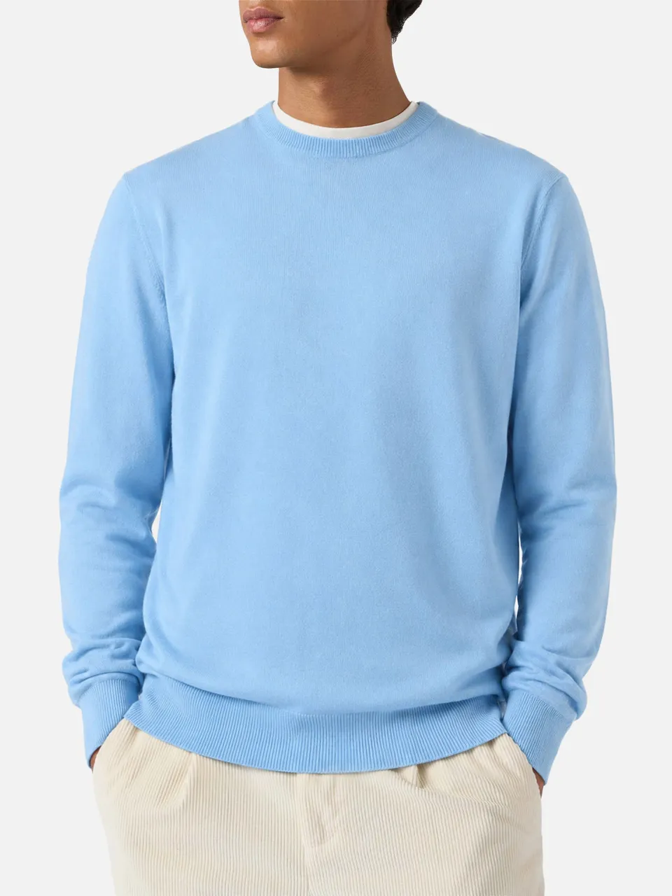 mc2-saint-barth-maglione-uomo-regent-in-100-lana-merino-azzurra image 1