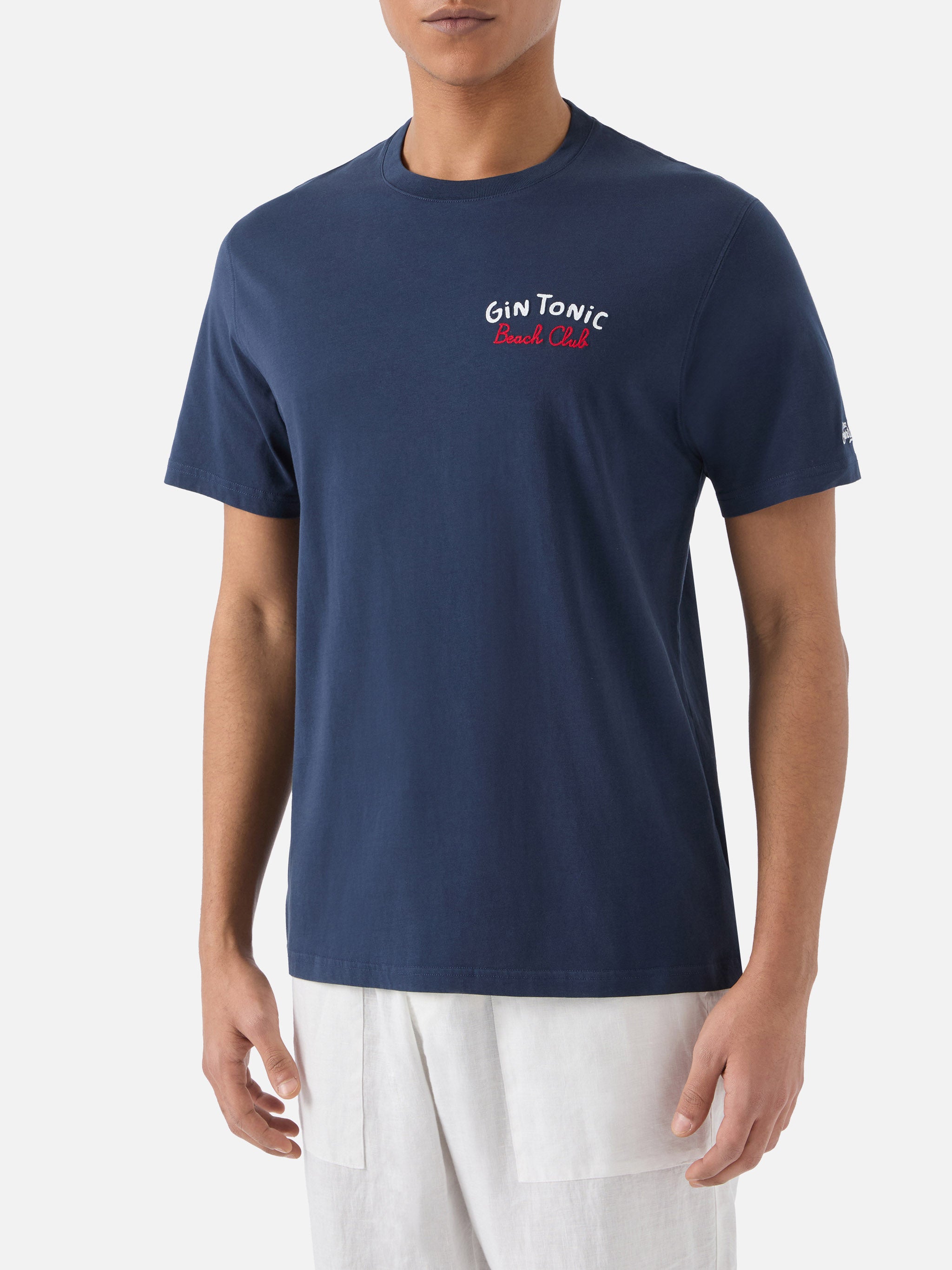 t-shirt-mc2-saint-barth-portland-blu-con-ricamo-gin-tonic-beach-club-fronte-e-re image 3