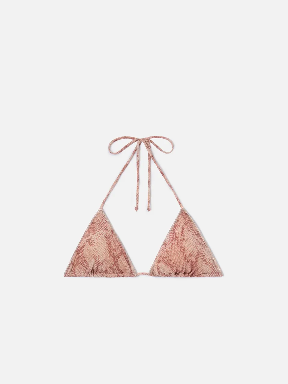 mc2-saint-barth-leah-top-bikini-triangolo-lurex-pitonato-rosa image 1