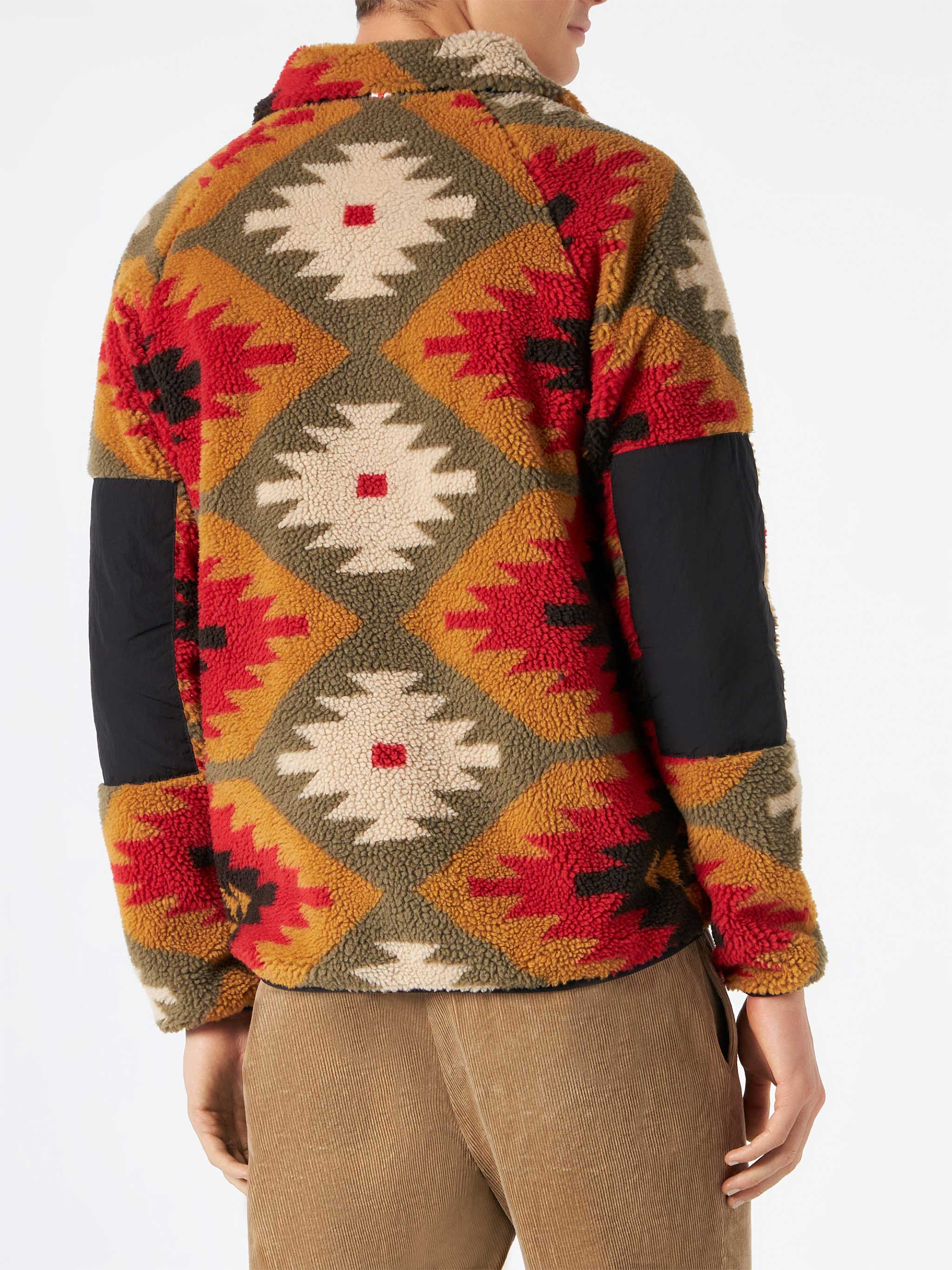 mc2-saint-barth-keystone-giacca-uomo-sherpa-fleece-multicolor image 3