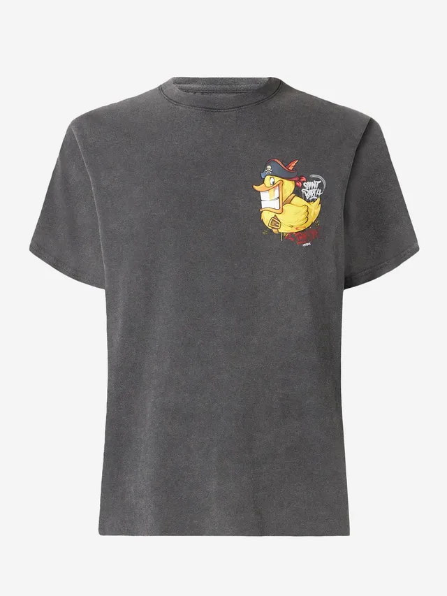 mc2-saint-barth-t-shirt-jack-uomo-nera-cotone-crypto-ducky-pirate-special-editio image 1