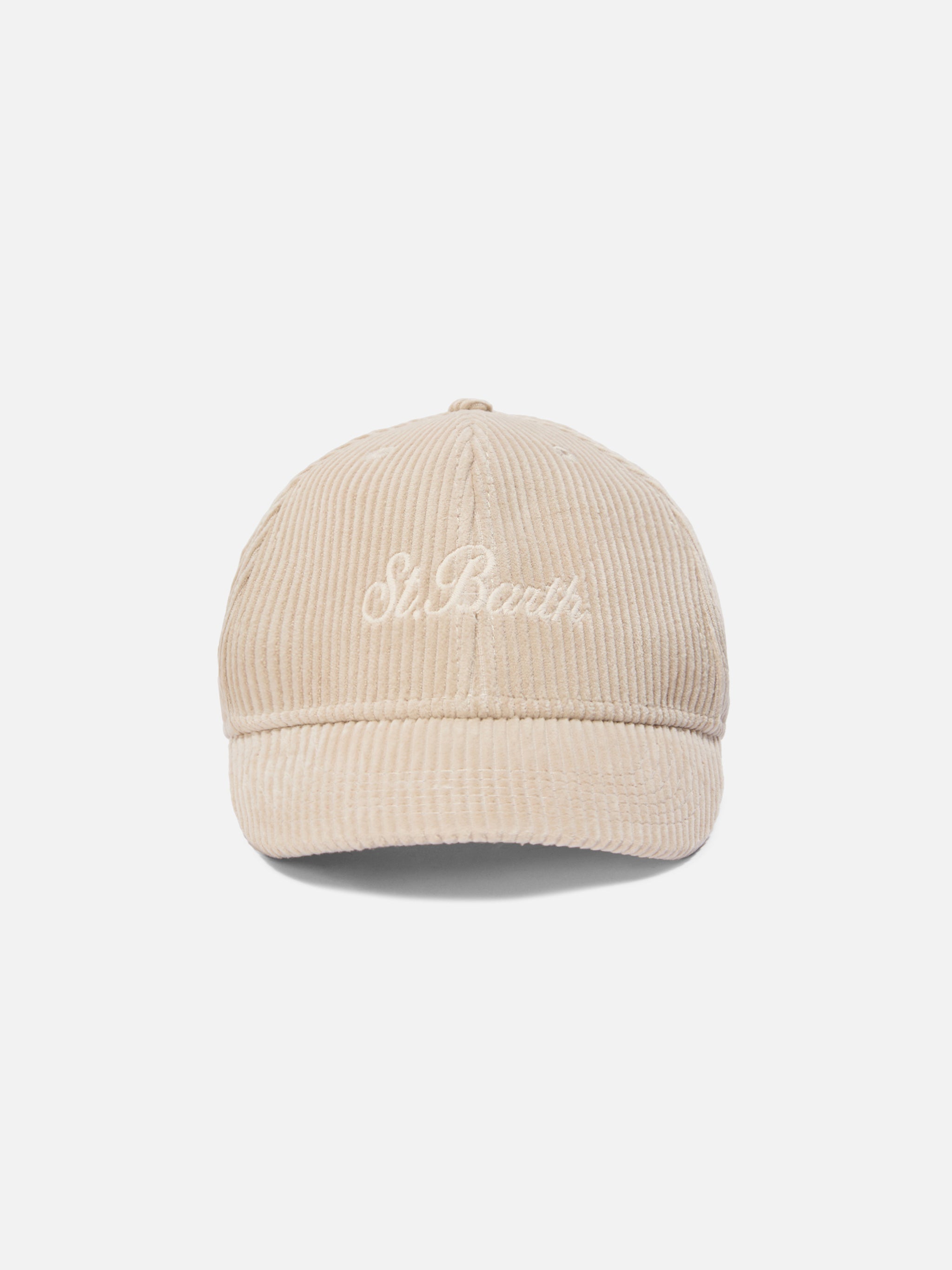 mc2-saint-barth-cappello-baseball-corduroy-in-velluto-beige image 1