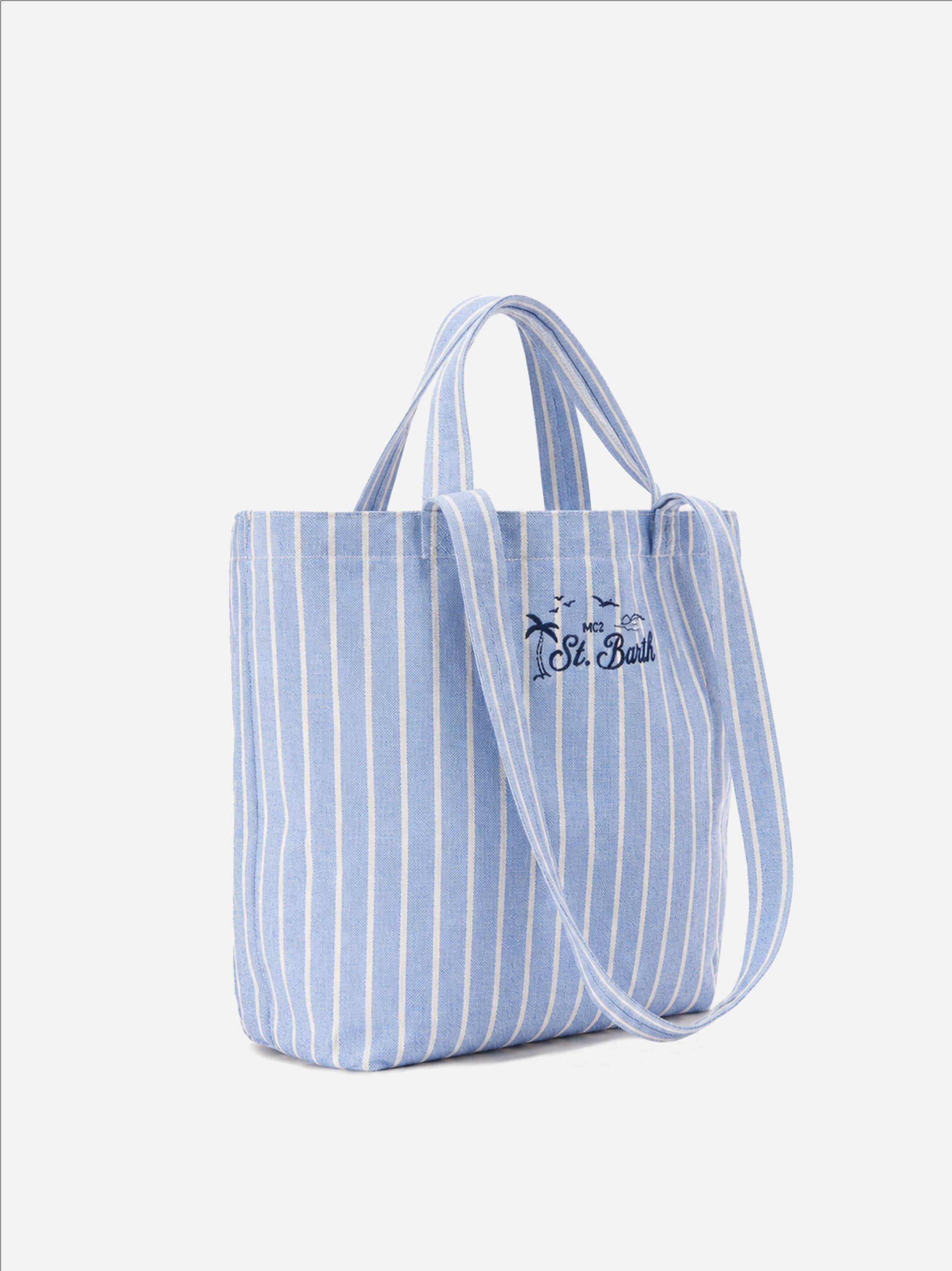 mc2-saint-barth-borsa-tote-essential-beach-in-cotone-a-righe-azzurre-e-bianche-m image 3
