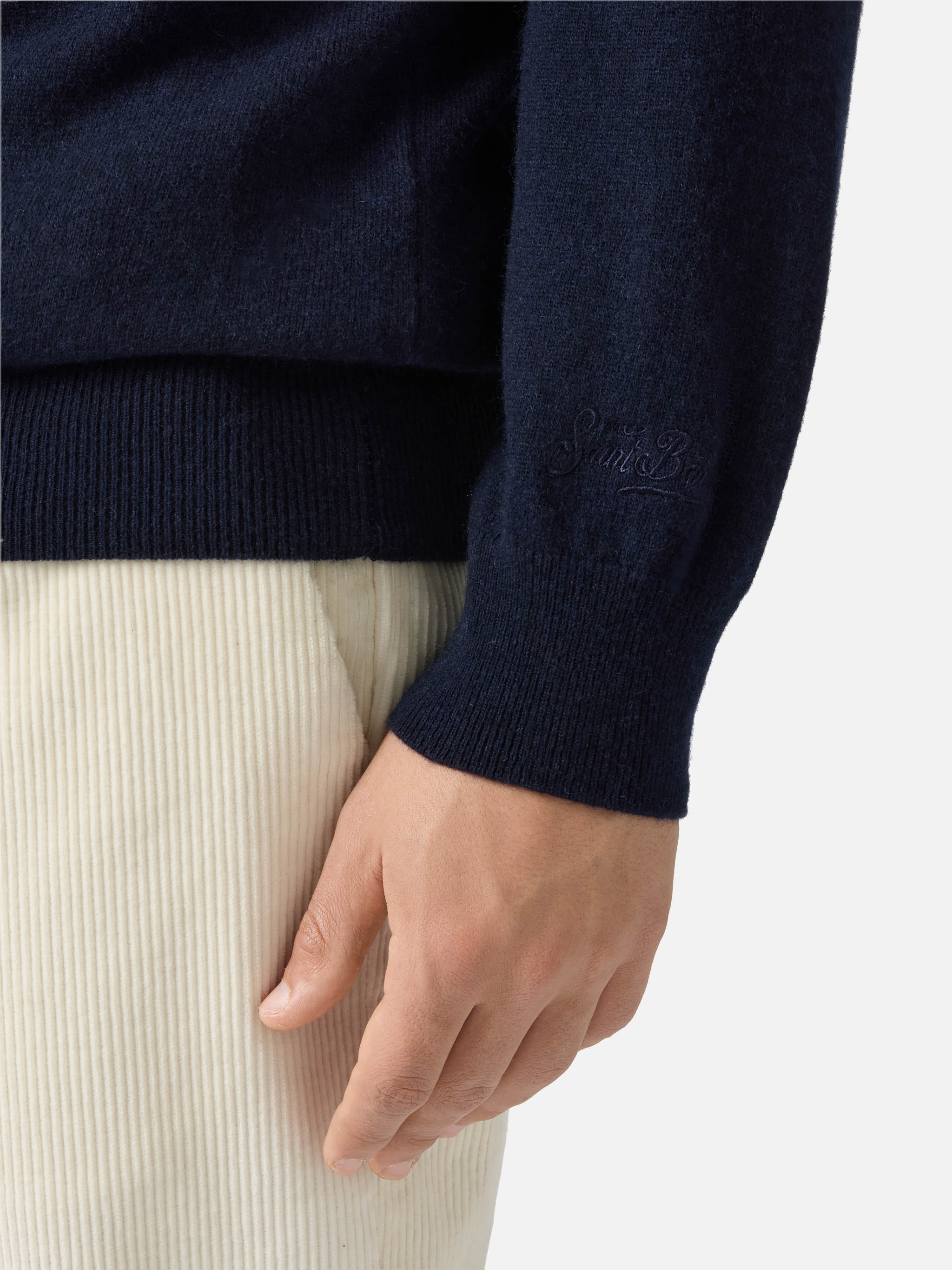 mc2-saint-barth-heron-light-her0024-maglione-girocollo-uomo-blu-vacanze-di-natal image 3