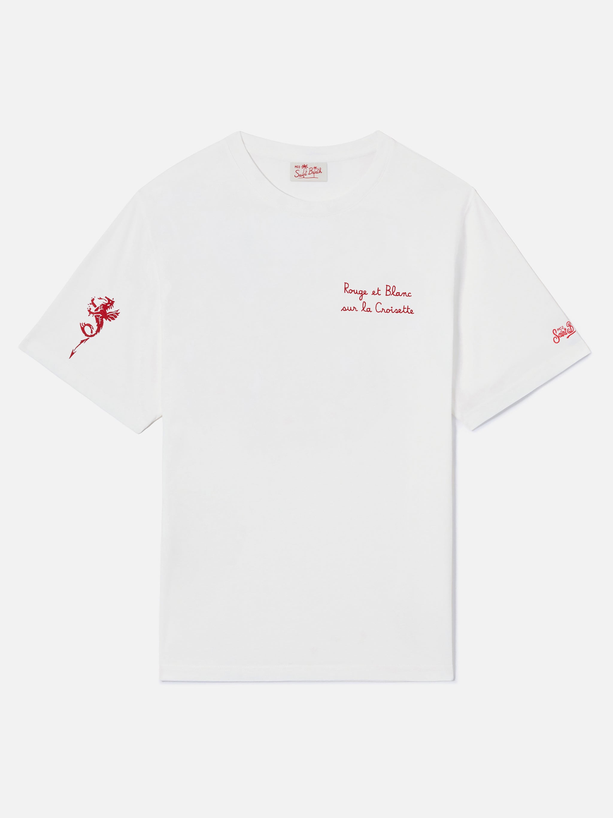 mc2-saint-barth-t-shirt-portofino-bianca-con-ricamo-as-cannes-rouge-et-blanc-spe image 1