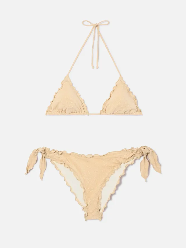 mc2-saint-barth-sagittarius-moon-bikini-donna-triangolo-oro-lurex image 1