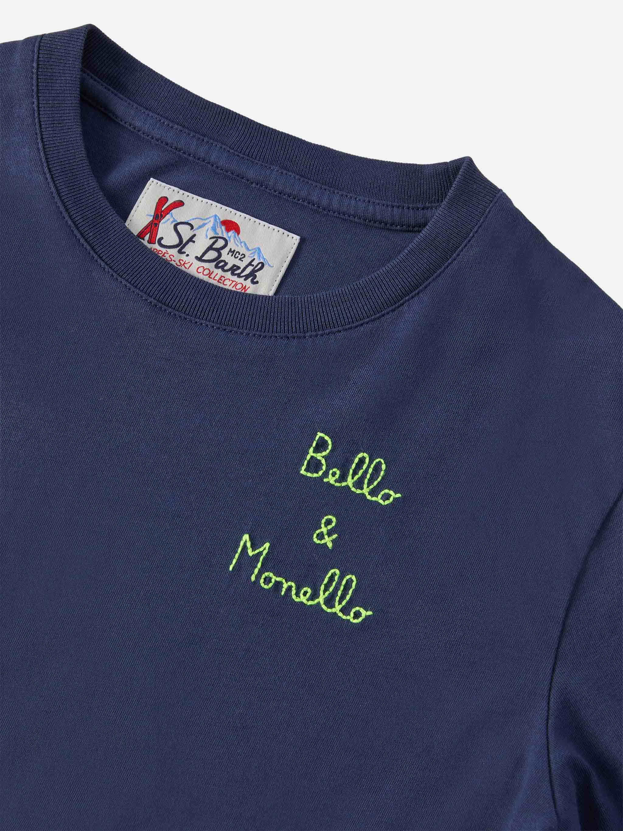 mc2-saint-barth-t-shirt-luton-jr-blu-con-ricamo-bello-e-monello image 2