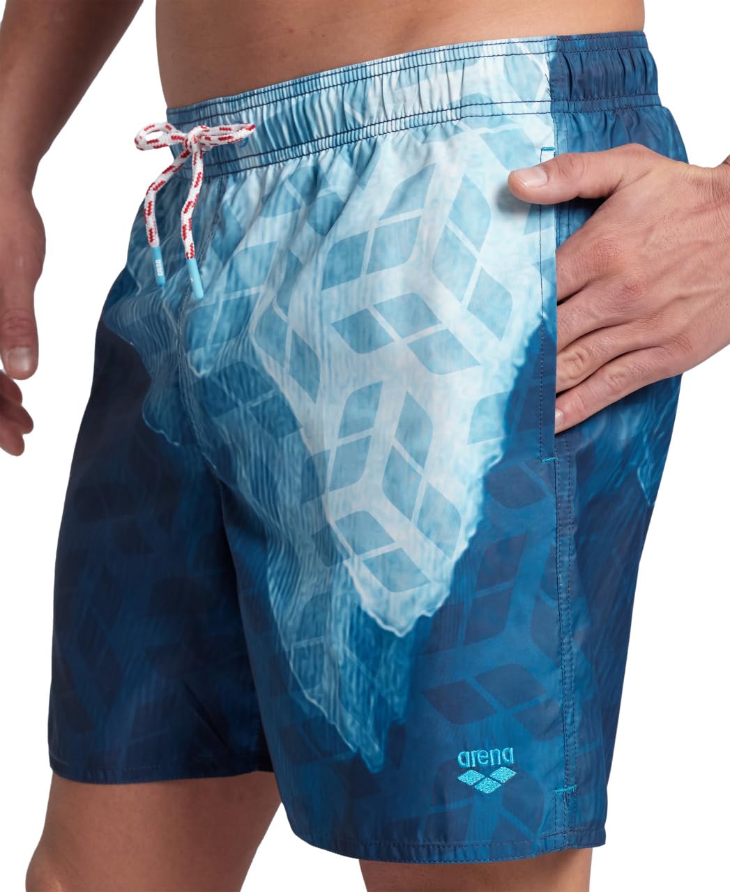 arena-water-prints-beach-boxer-pantaloncino-mare-uomo-41-5-cm image 4