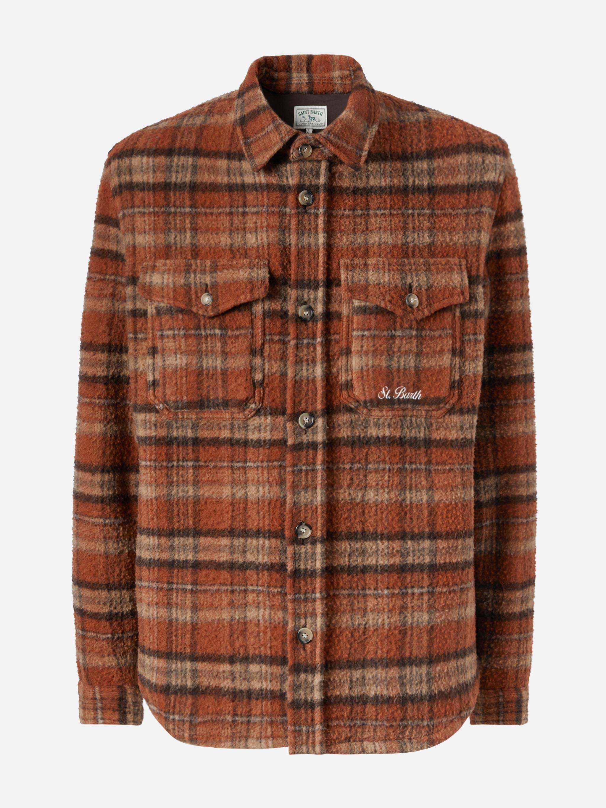 mc2-saint-barth-camicia-burton-casentino-marrone-con-tasche-applicate image 6