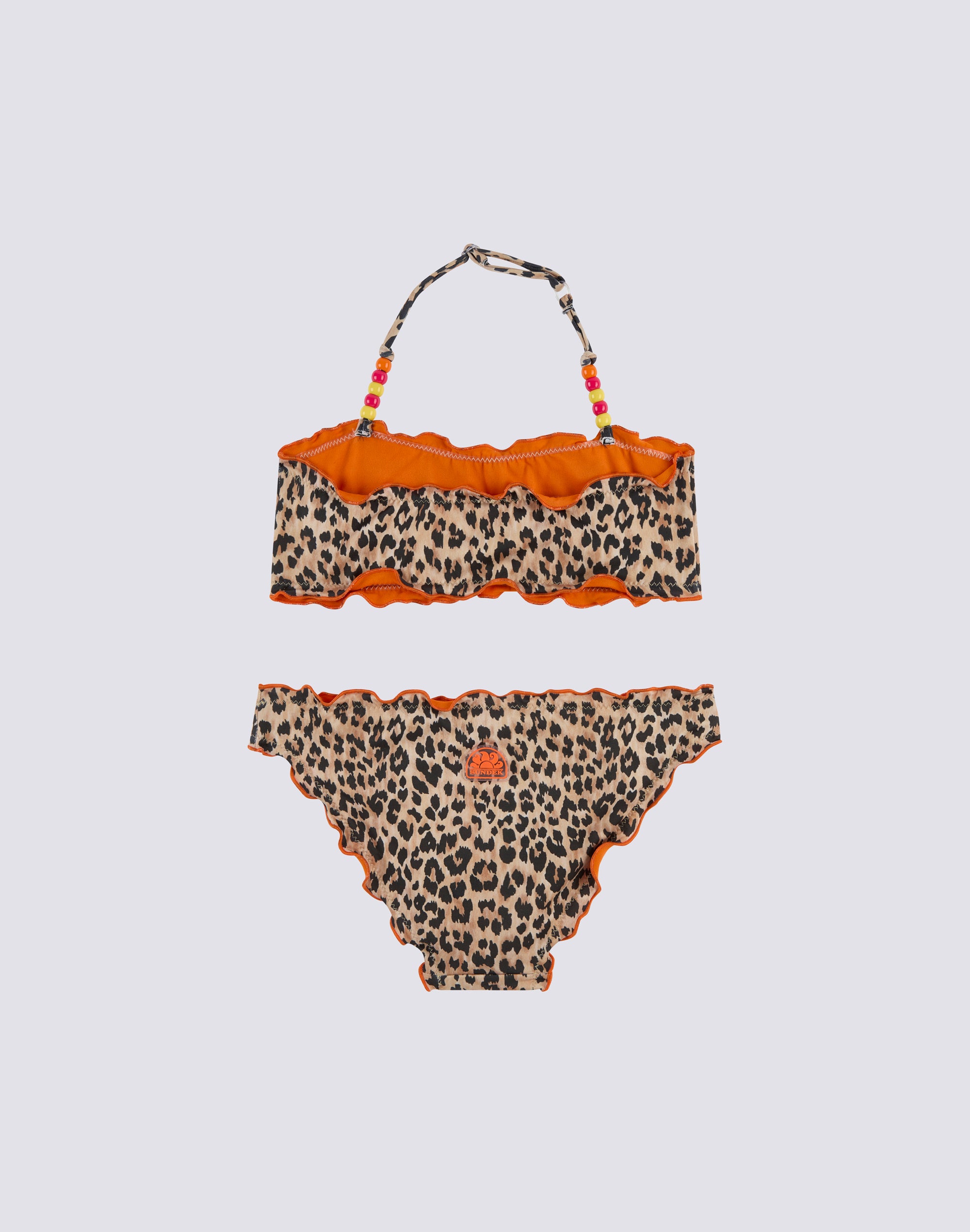 sundek-mini-bikini-bimba-cape-coral-stampa-sweet-leopard-con-perline image 2