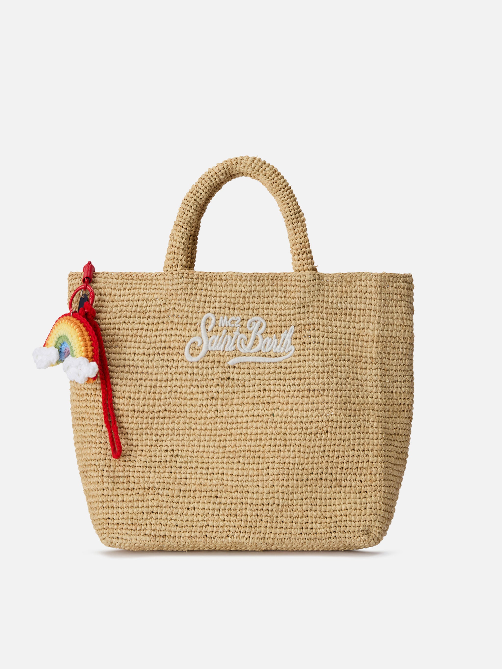 mc2-saint-barth-funny-charm-da-borsa-arcobaleno-crochet-multicolor image 2