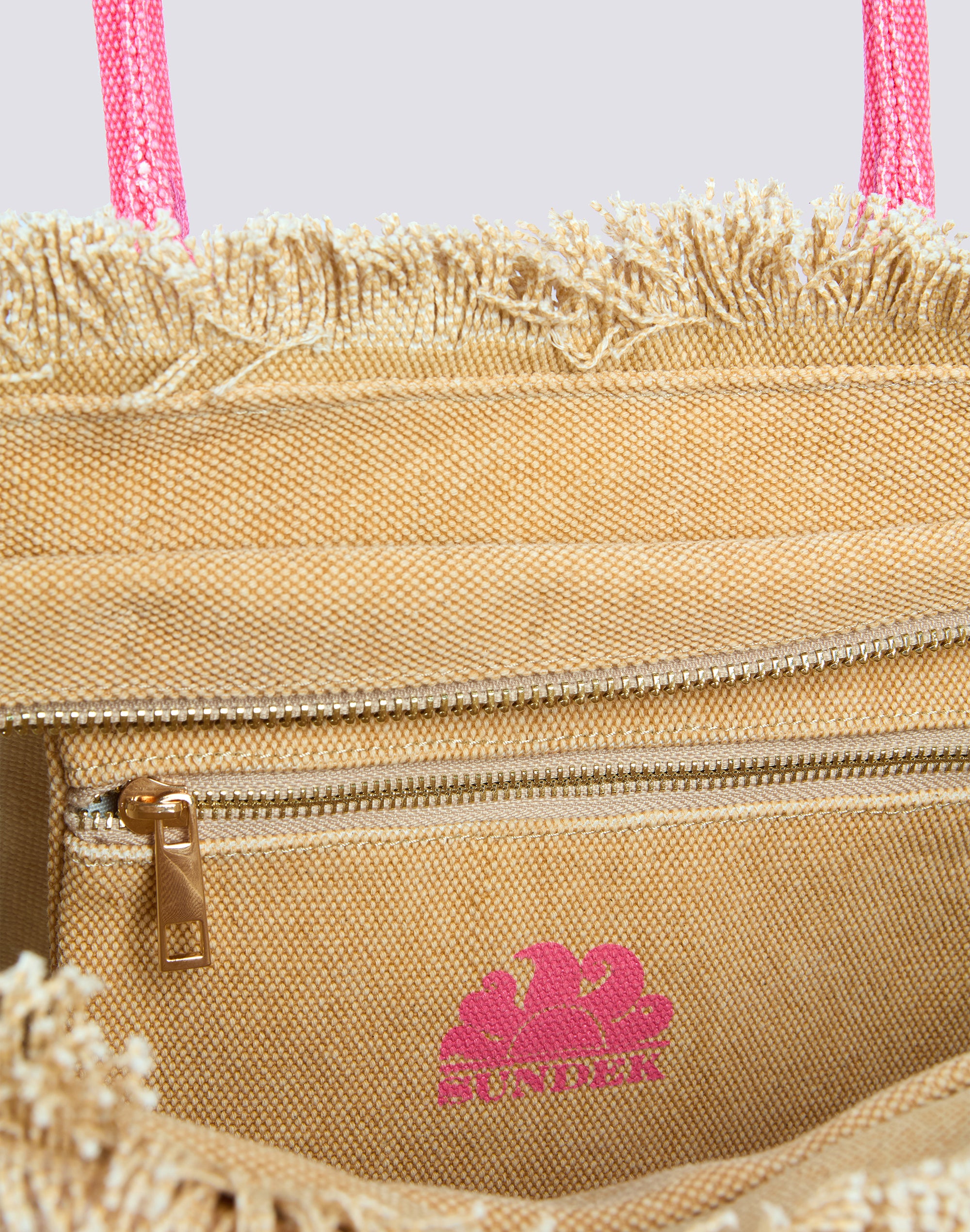 sundek-tote-bag-effetto-stone-washed-regular-con-zip-e-frange image 4