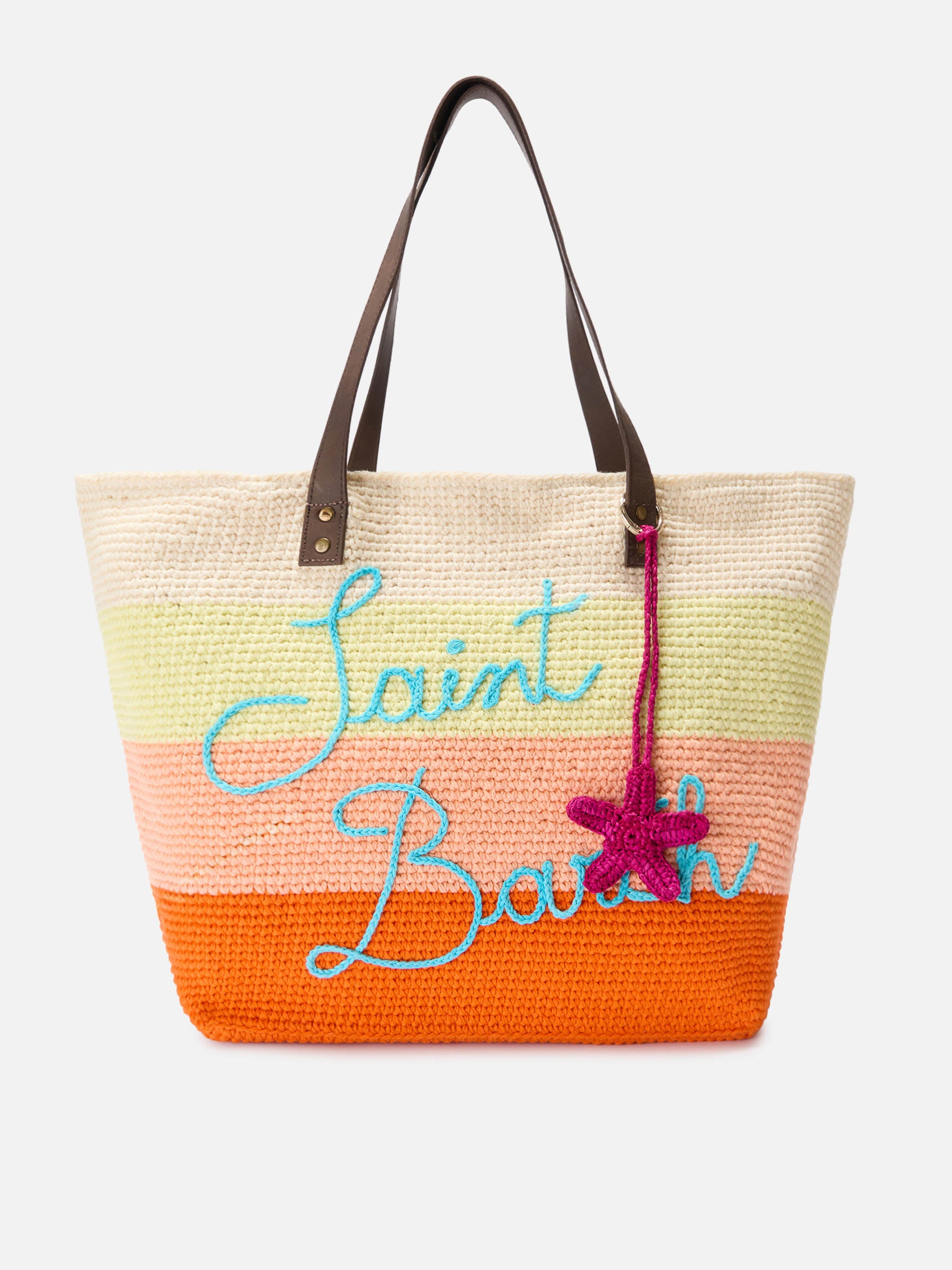 mc2-saint-barth-charm-borsa-mini-stella-marina-rafia-rosa image 2