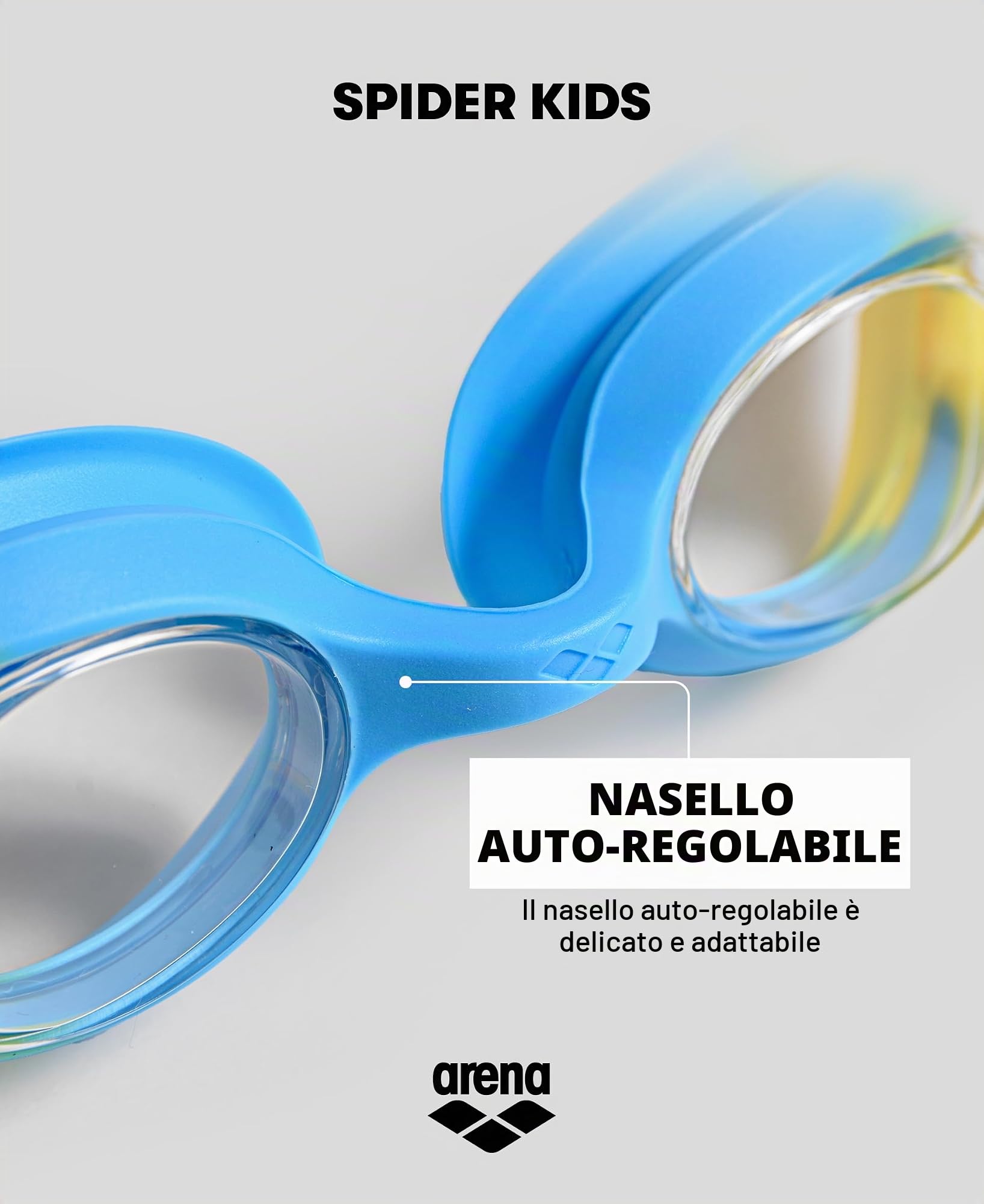 arena-spider-kids-occhialini-nuoto-bambini-2-5-anni-lenti-scure image 5