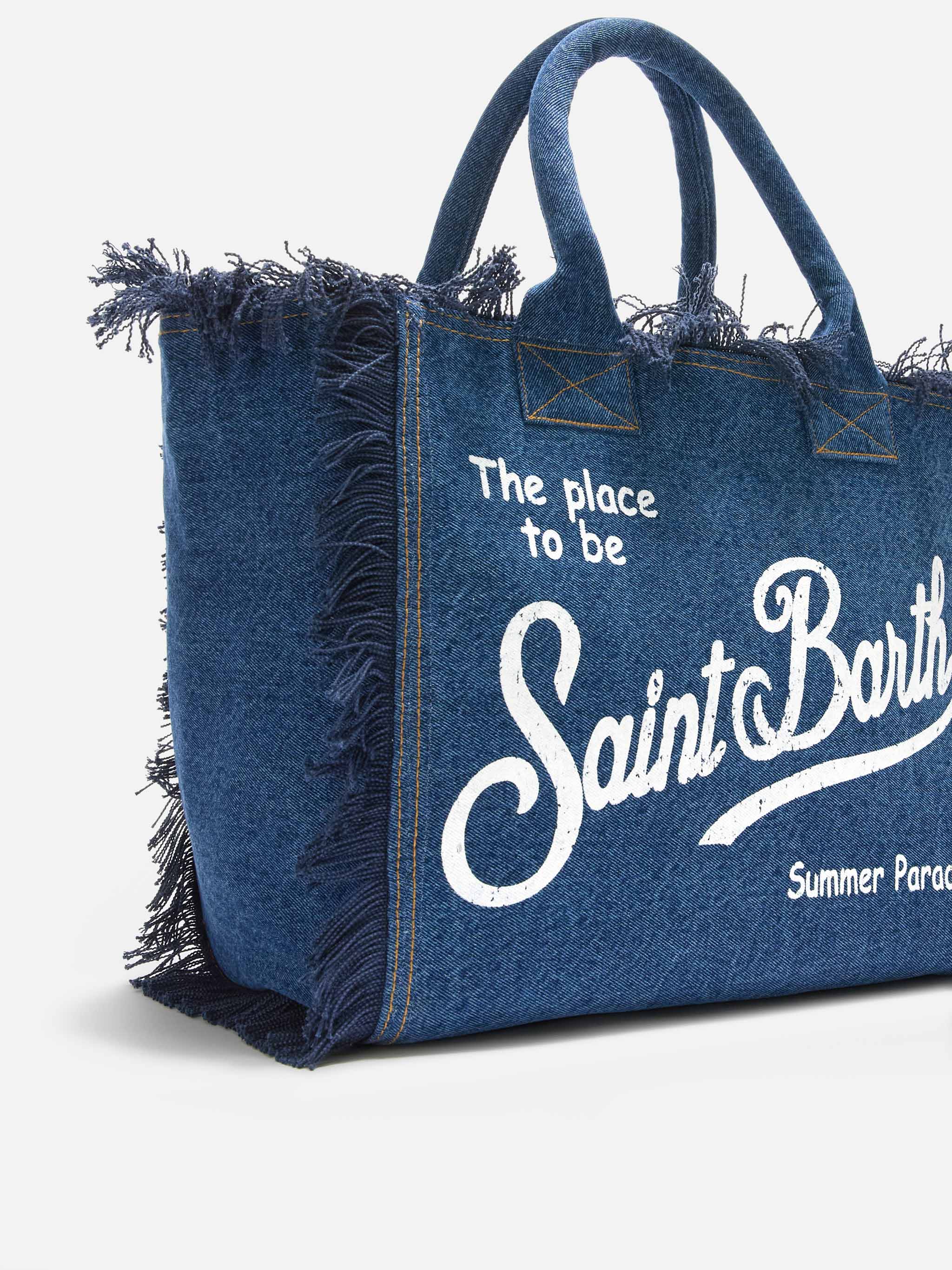 mc2-saint-barth-borsa-vanity-regular-denim-lavaggio-scuro-con-frange image 3