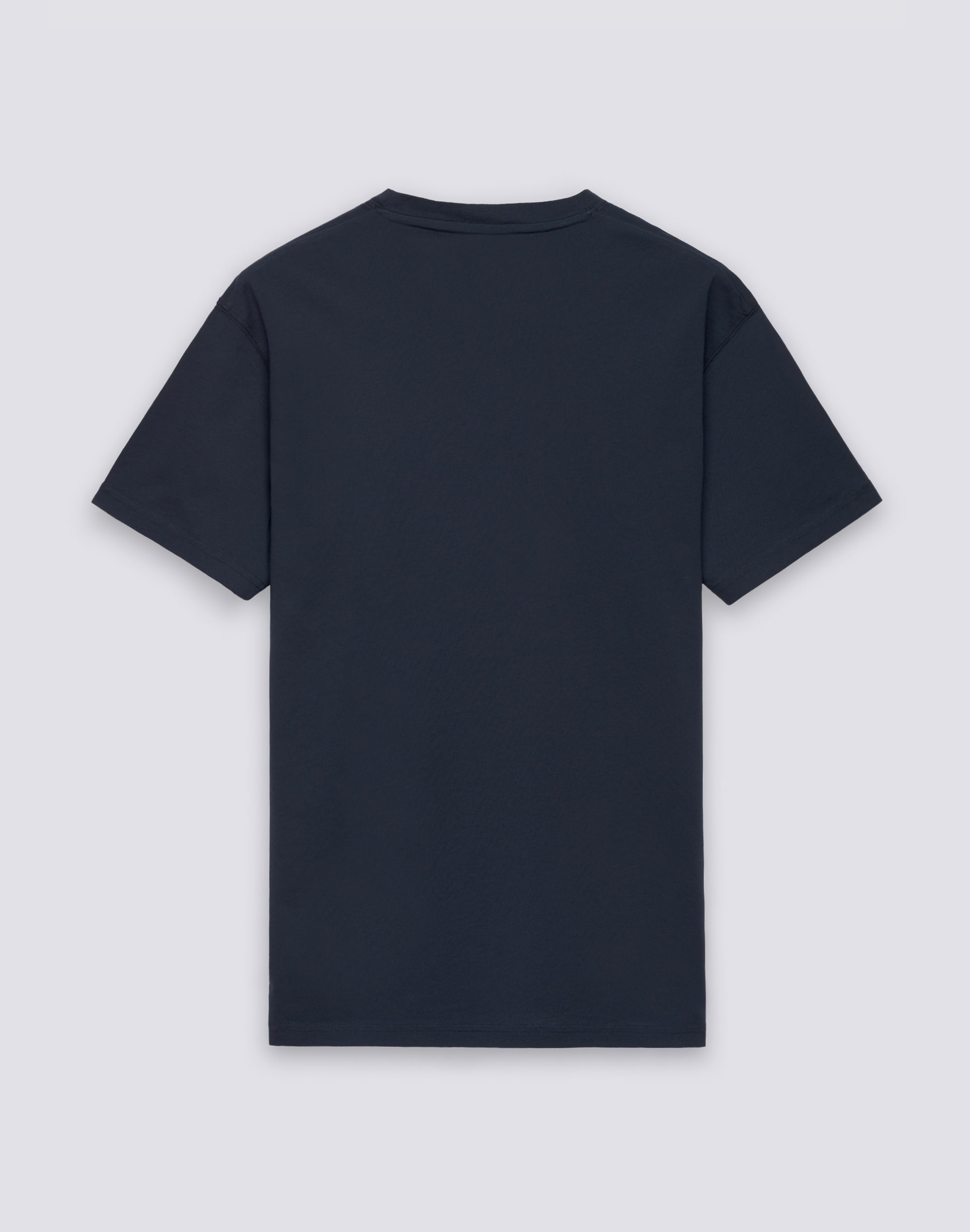 sundek-m244tej7800-t-shirt-uomo-girocollo-con-stampa-logo-verticale image 2