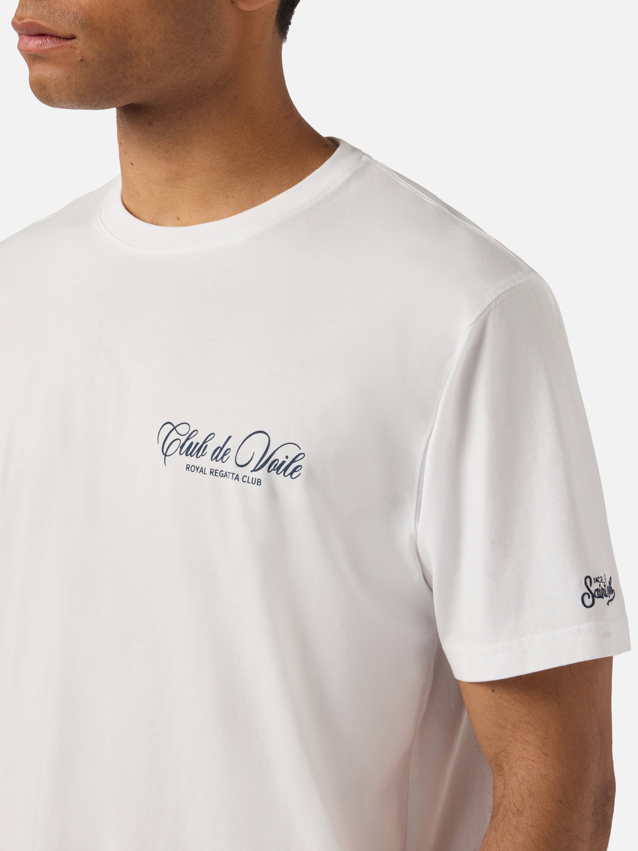 mc2-saint-barth-t-shirt-portland-bianca-con-stampa-club-de-voile-uomo image 3
