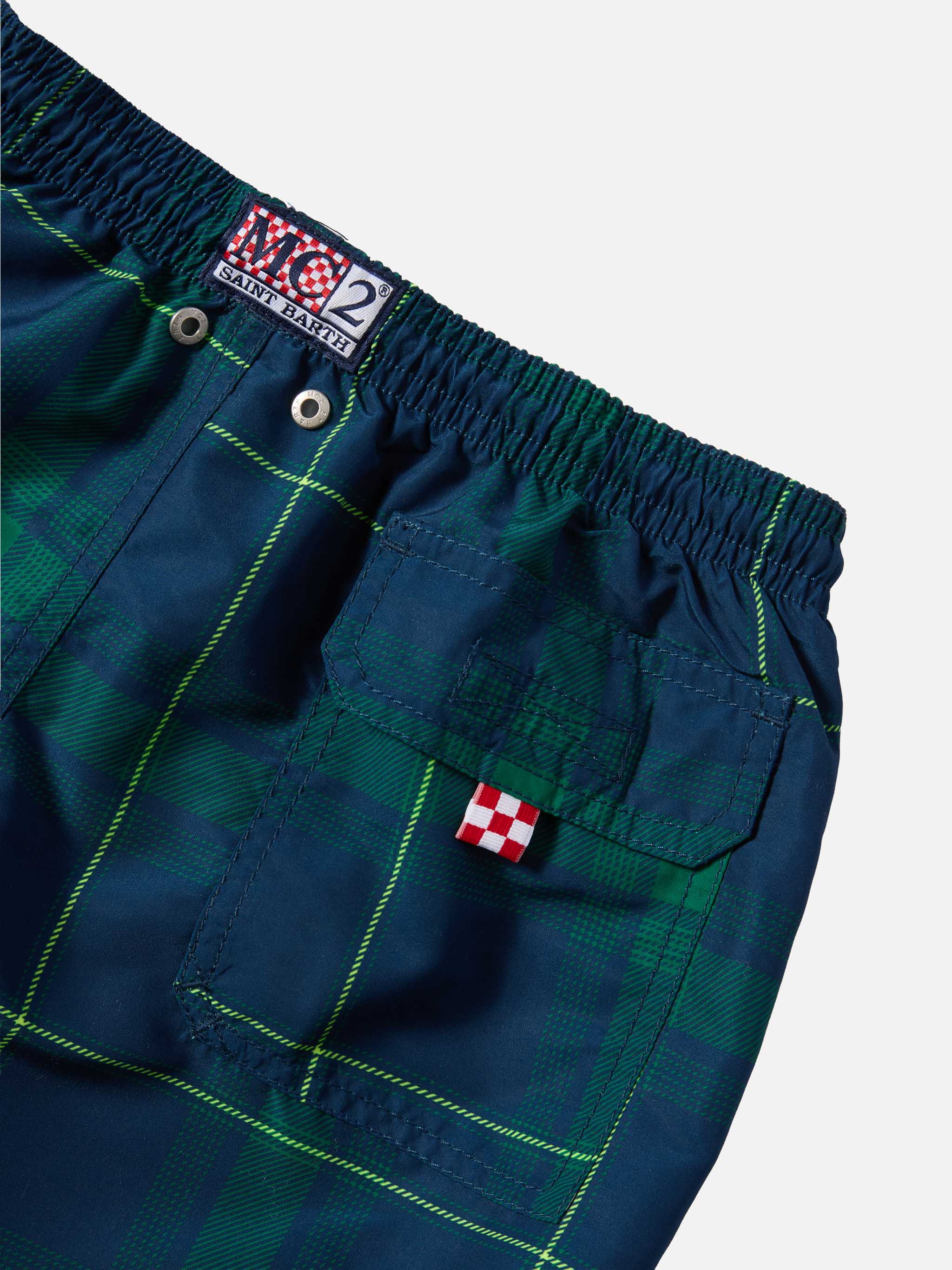 mc2-saint-barth-jean-costume-mare-bambino-blu-stampa-tartan-media-lunghezza image 3