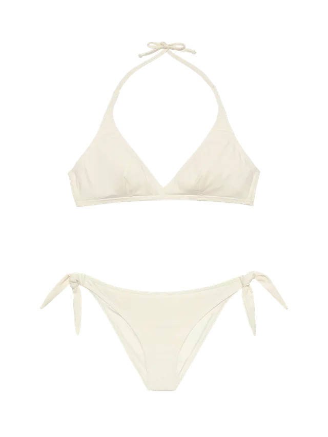 mc2-saint-barth-bikini-gaia-yali-crema-top-triangolo-slip-lacci image 1