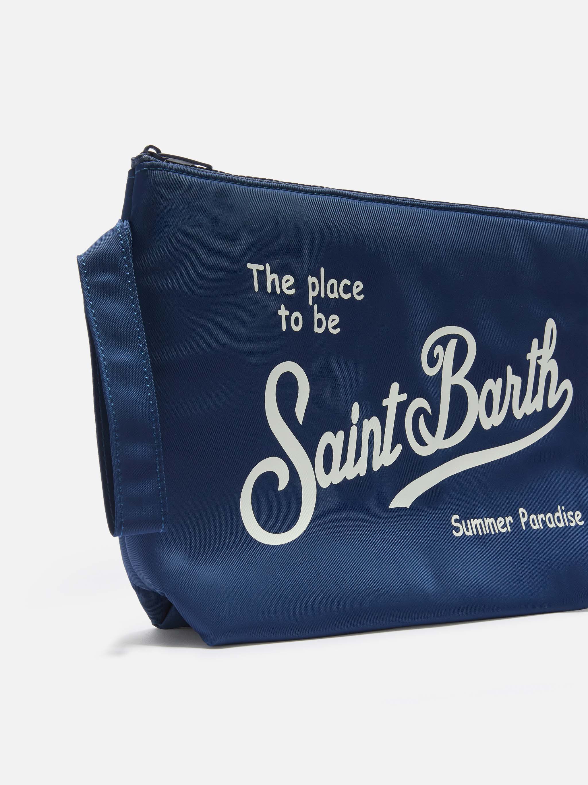 mc2-saint-barth-pochette-aline-in-nylon-blu-tinta-unita image 2