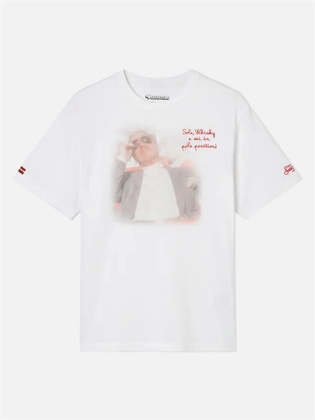 mc2-saint-barth-arnott-t-shirt-uomo-cotone-pesante-ricamo-sole-whisky-special-ed image 1