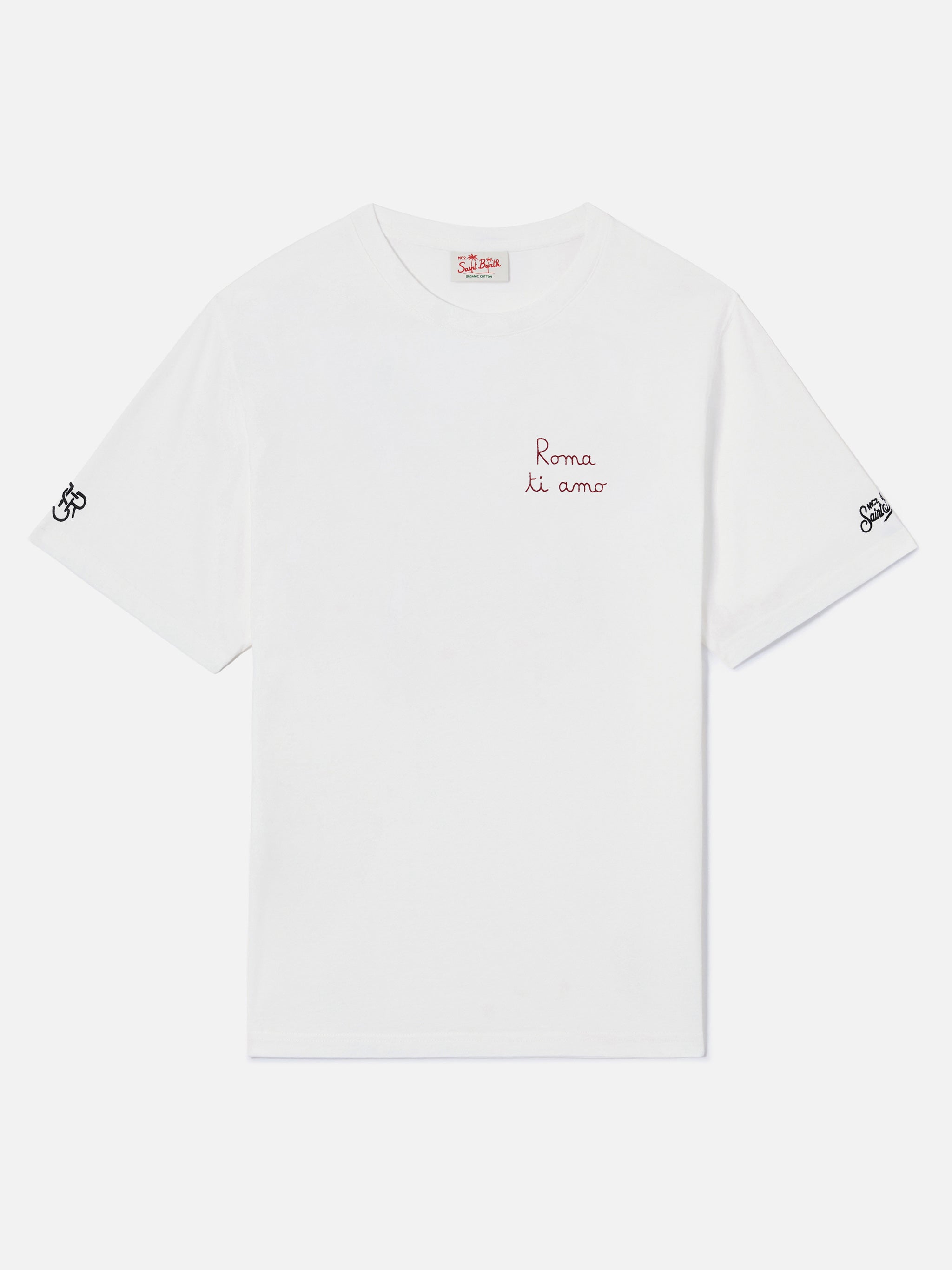 mc2-saint-barth-t-shirt-portofino-uomo-bianca-roma-ti-amo-as-roma-special-editio image 1