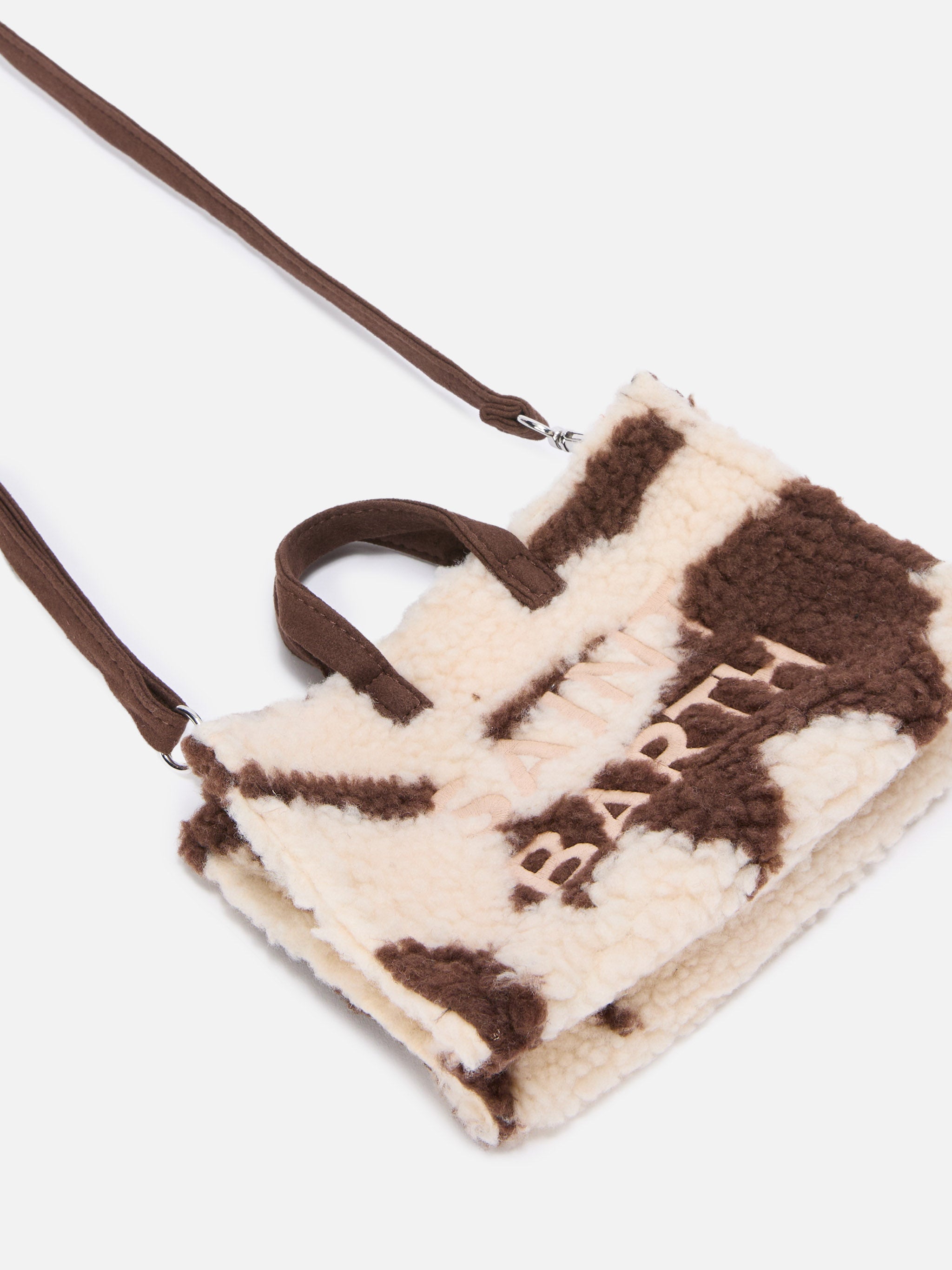 mc2-saint-barth-mini-borsa-porta-telefono-phone-bag-teddy-in-sherpa-muccato image 3