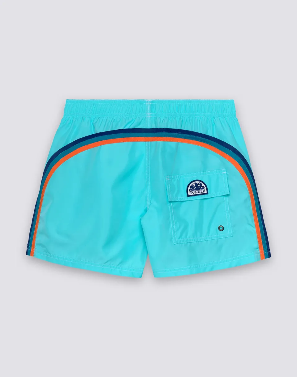 sundek-costume-uomo-corto-light-poly-boardshort-con-arcobaleno image 1